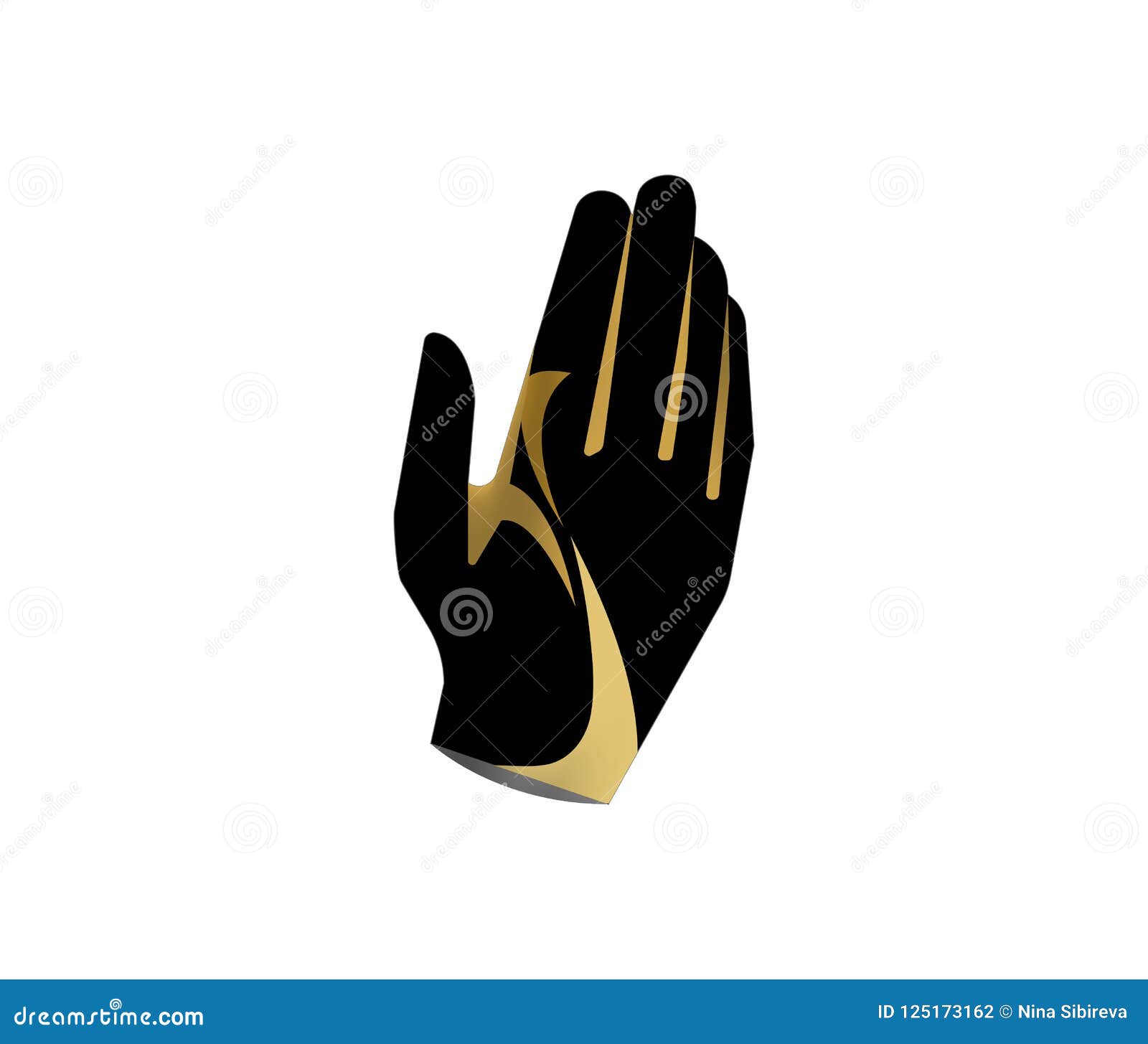 Download MTB gloves mockup stock illustration. Illustration of ...