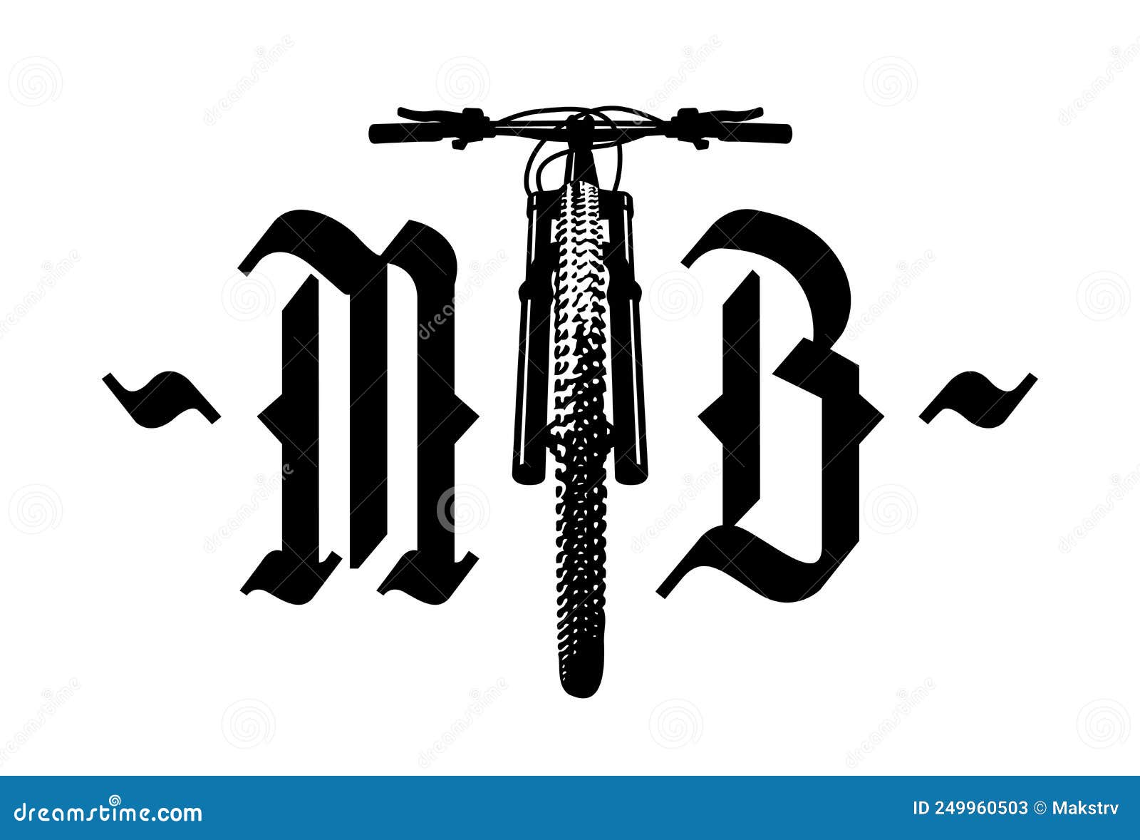 mtb logo. mountain bike t-shirt print .  .