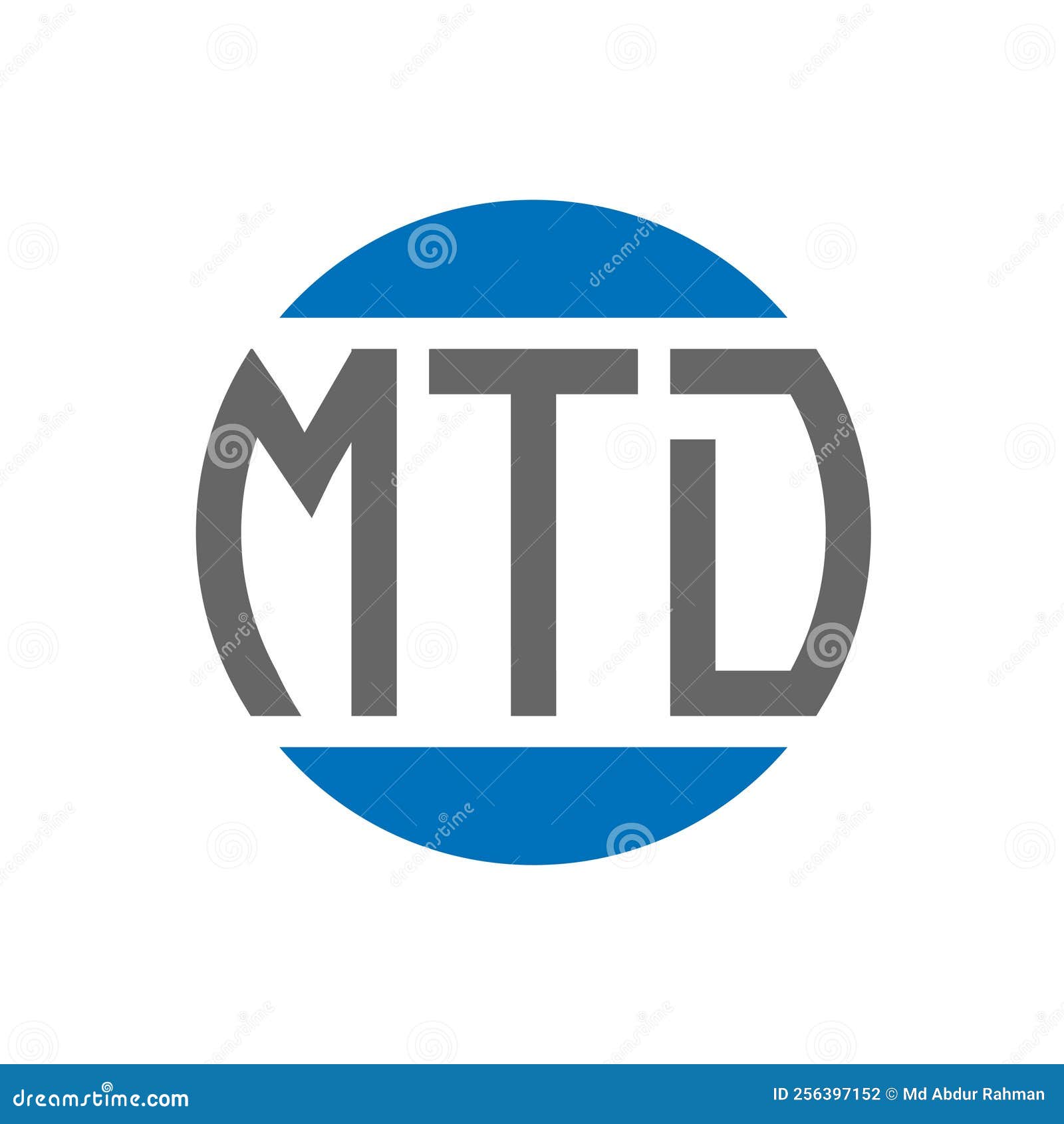 mtd letter logo  on white background. mtd creative initials circle logo concept. mtd letter 