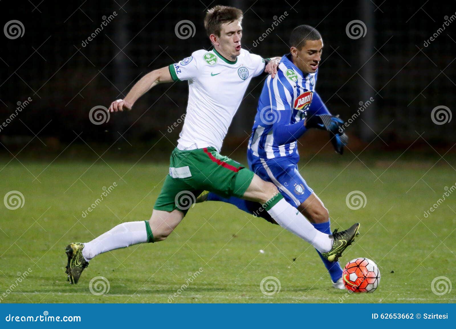 Ferencvaros vs. MTK OTP Bank League football match – Stock