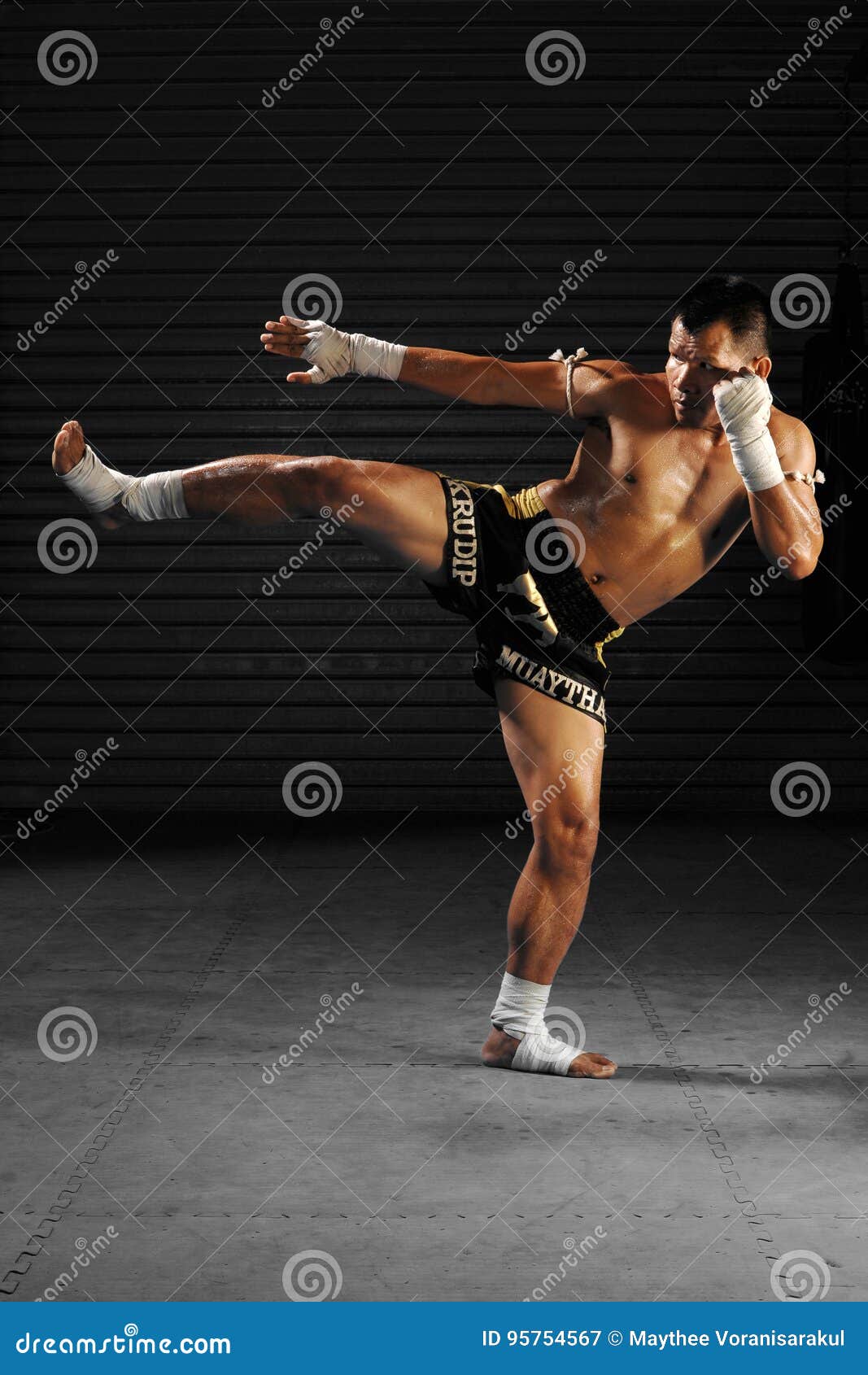 MMA Player Male Vector. Muay Thai Poses. Muscular Sports Guy Workout.  Isolated Flat Cartoon Character Illustration By Pikepicture | TheHungryJPEG