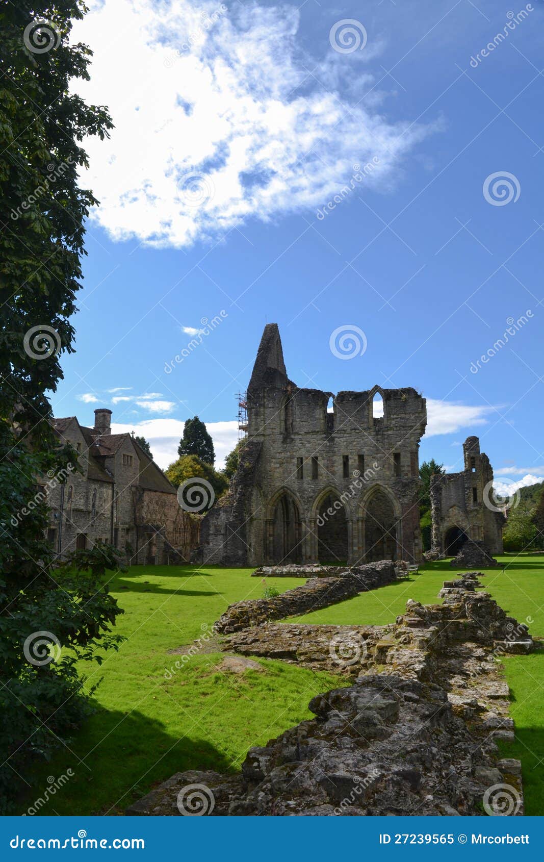 Much Wenlock Priory in Shropshire, England Stock Image Image of