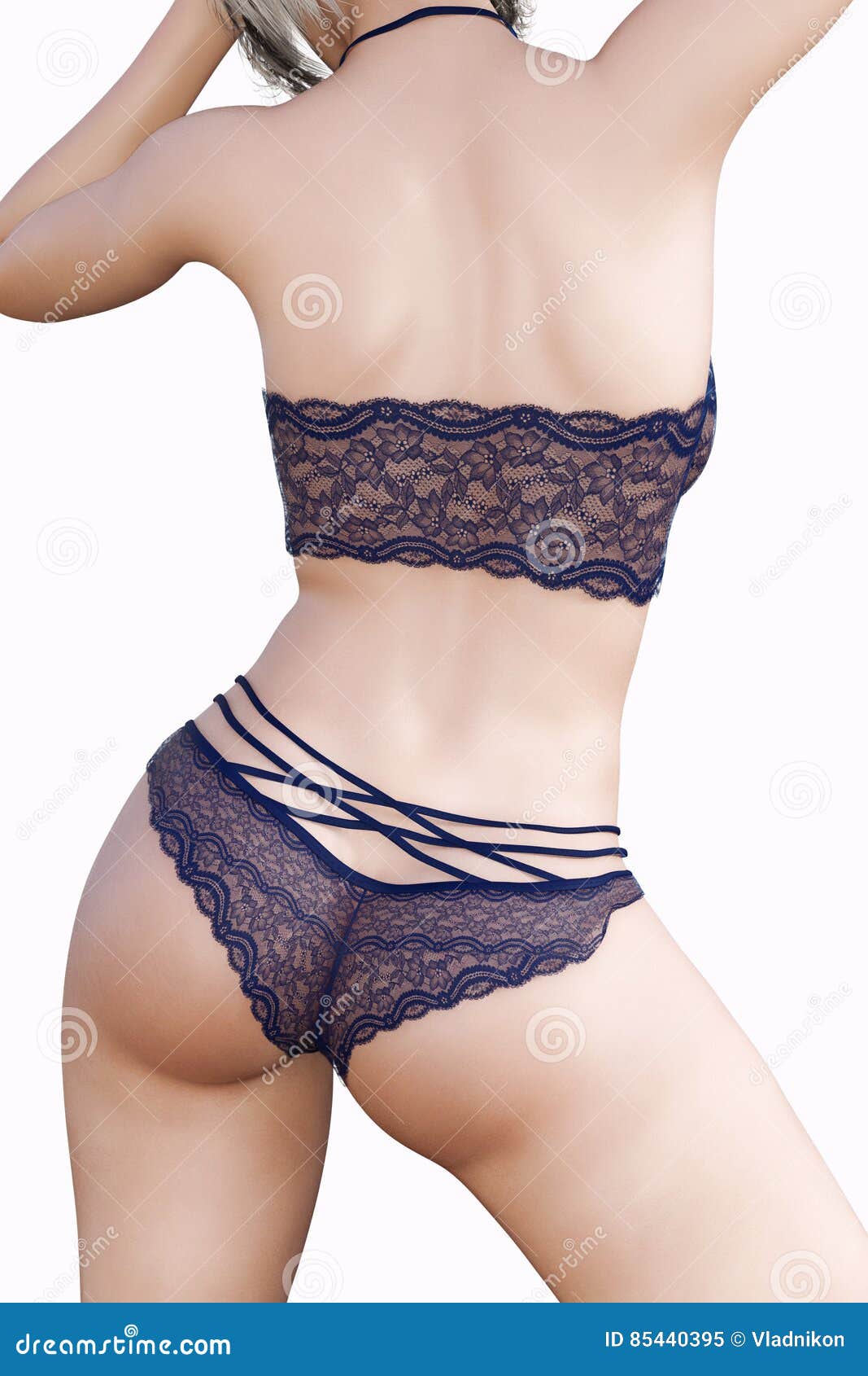 chicas con ropa interior de encaje