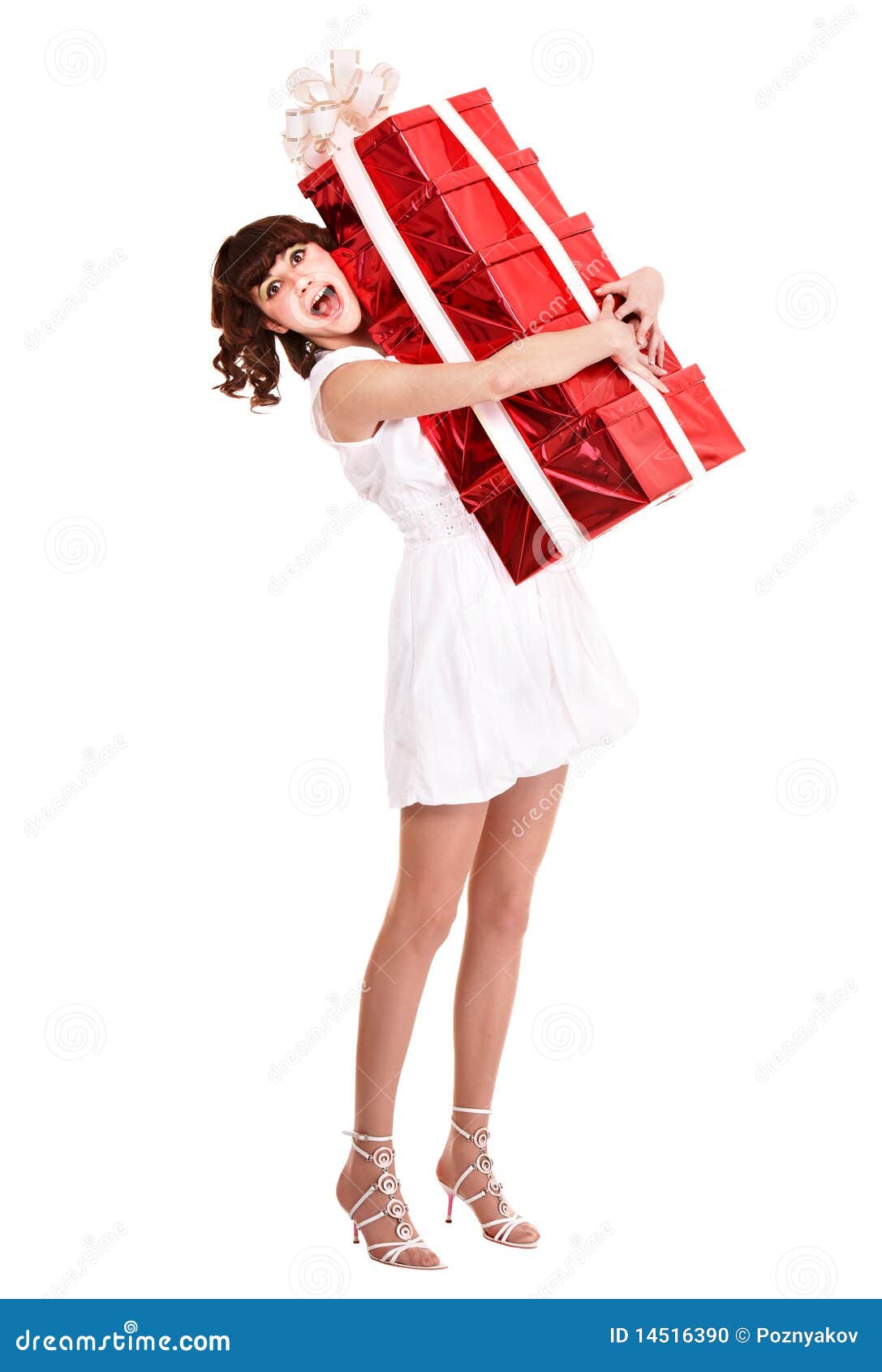 1,400 Una Caja De Regalo Grande Y Cajas De Regalo Blancas Fotos de stock -  Fotos libres de regalías de Dreamstime