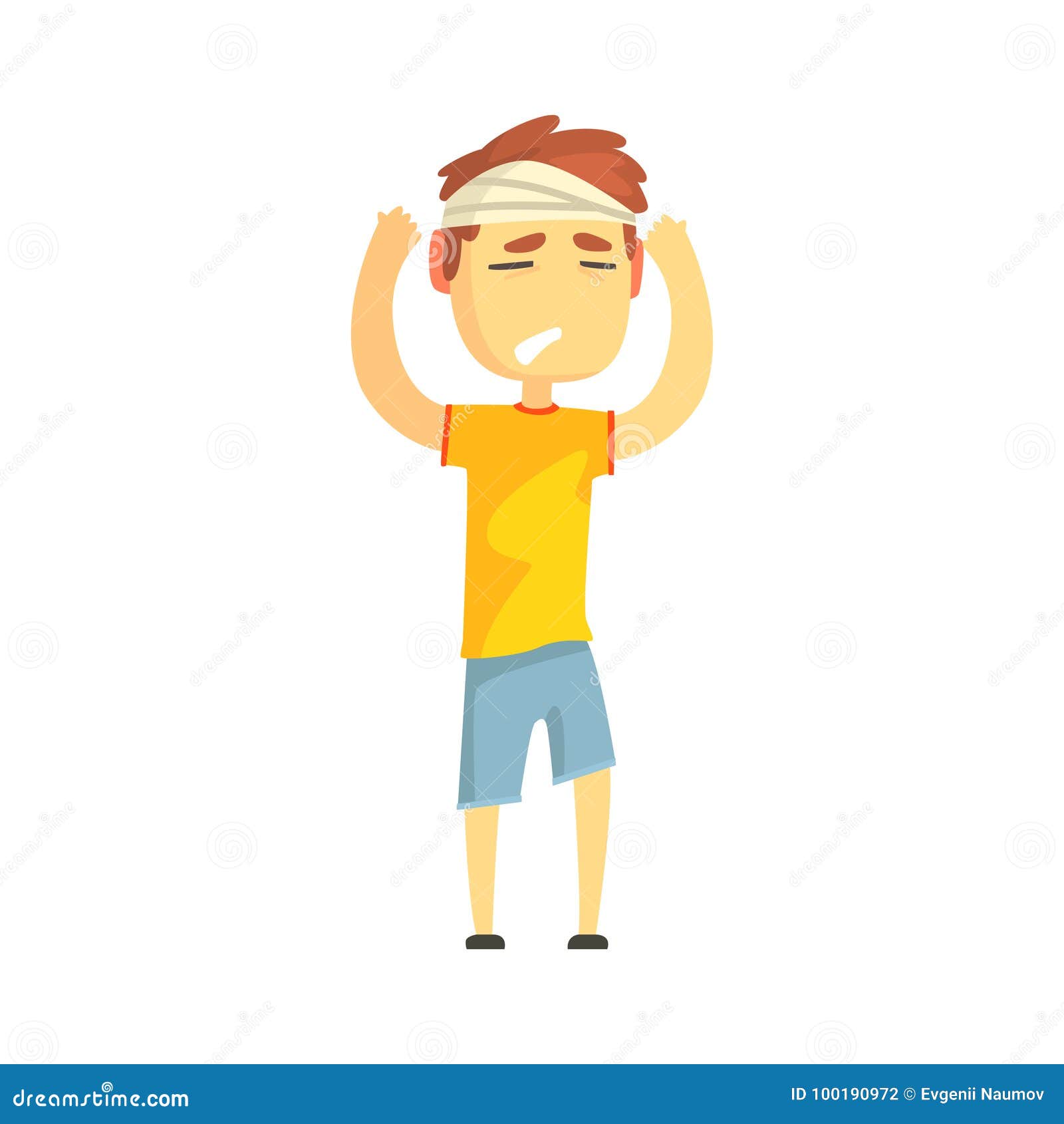 Muchacho Con La Cabeza Vendada Que Sufre Del Ejemplo Doloroso Del Vector Del Personaje De Dibujos Animados Del Dolor De Cabeza Ilustración del Vector - Ilustración de enfermo, persona: 100190972 Muchacho Con La Cabeza Vendada Que Sufre Del Ejemplo Doloroso Del Vector Del Personaje De Dibujos Animados Del Dolor De Cabeza Ilustración del Vector - Ilustración de enfermo, persona: 100190972