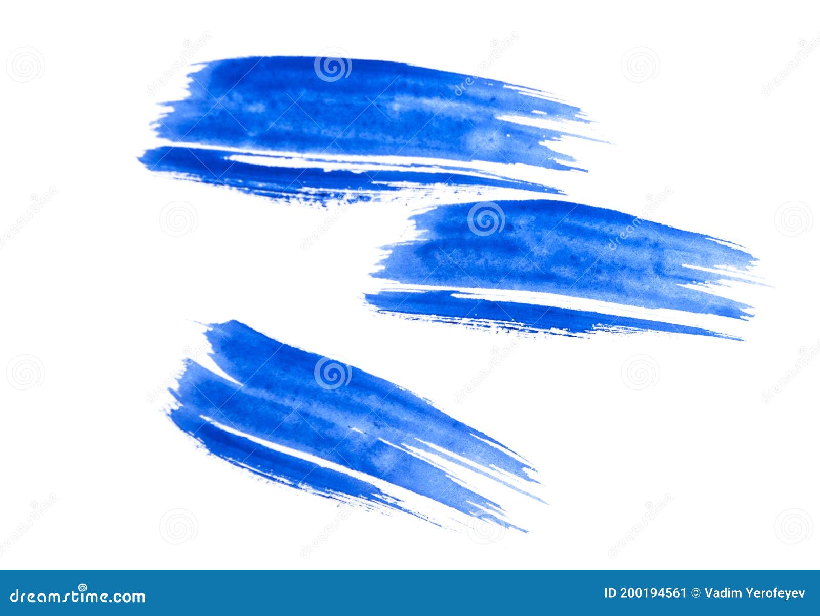 famélico ruido Regularmente Muchas De Las Formas De Pincel Pinceladas De Color Azul Aisladas En Fondo  Blanco Imagen de archivo - Imagen de copia, mancha: 200194561