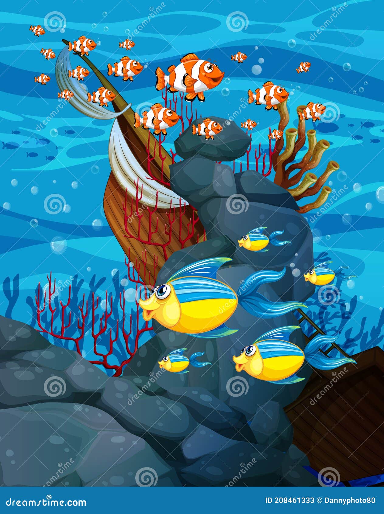 Muchos Personajes De Dibujos Animados De Peces Exóticos En El Fondo Submarino Ilustración del Vector - Ilustración de historieta, rapaz: 208461333 Muchos Personajes De Dibujos Animados De Peces Exóticos En El Fondo Submarino Ilustración del Vector - Ilustración de historieta, rapaz: 208461333