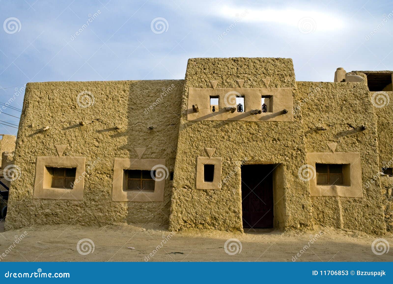 Mud brick house stock image. Image of kiln, architecture 11706853