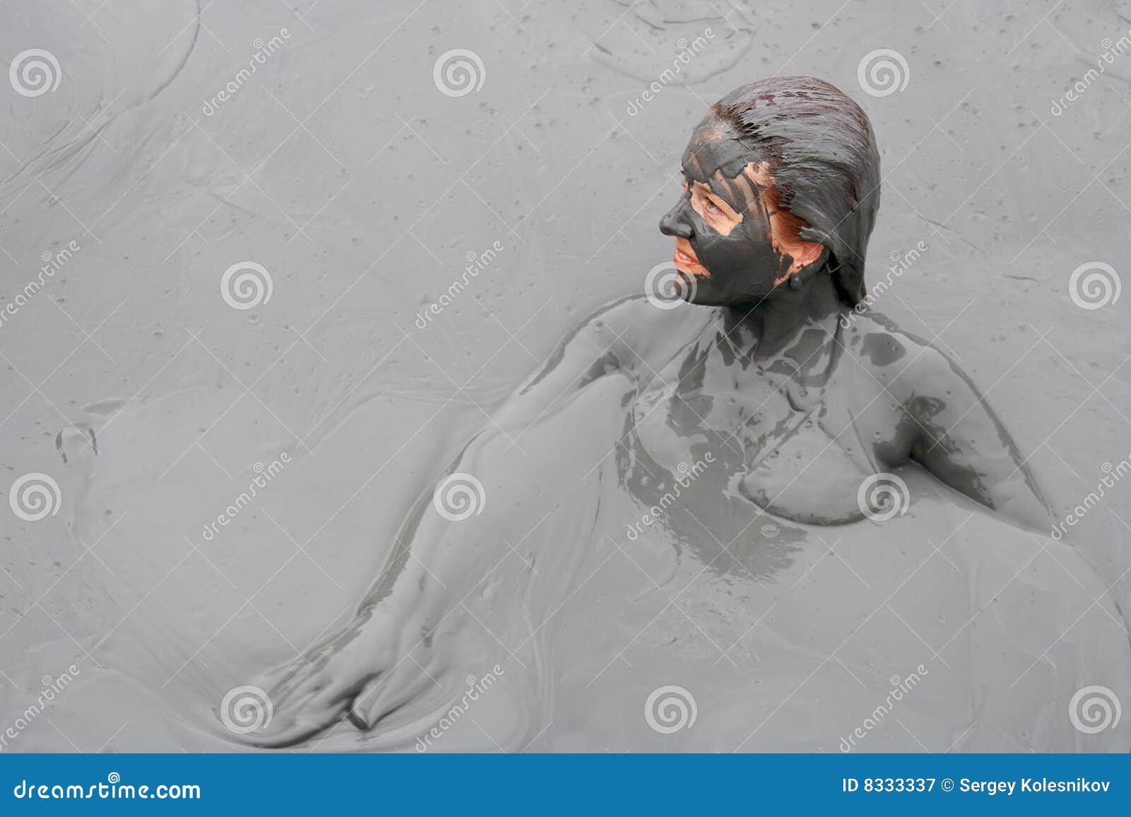 Mud treatment stock image. Image of detail, clean, pamper 8333337