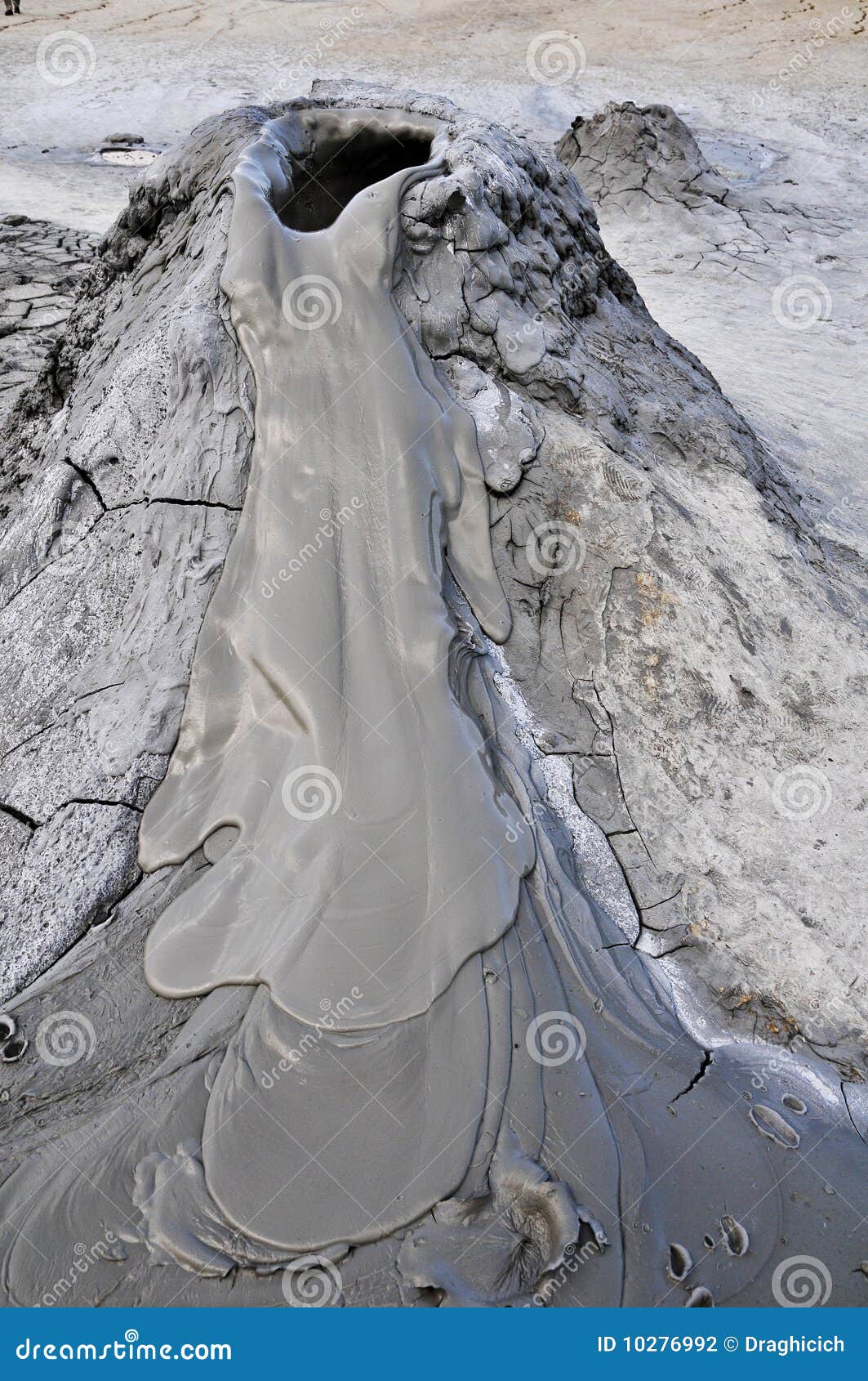 Mud volcano stock photo. Image of earth, methane, gaseous 10276992
