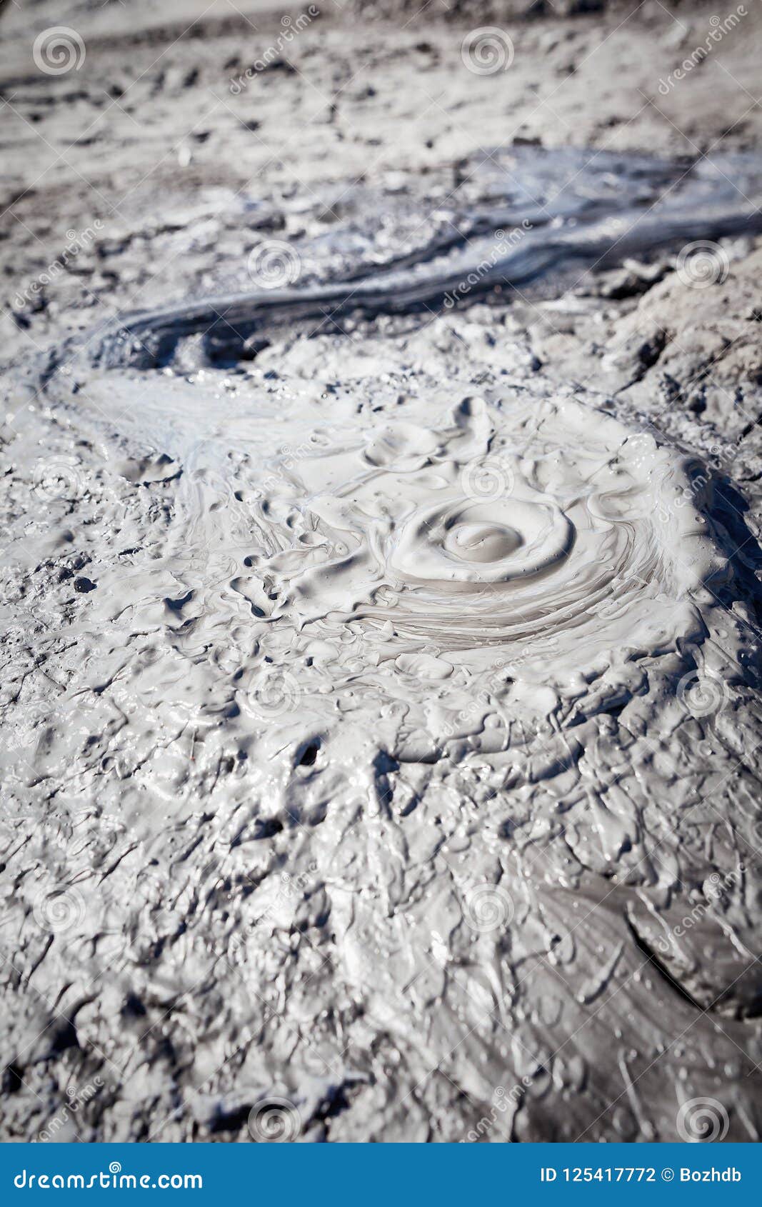 mud volcano at krasnodar state, russia