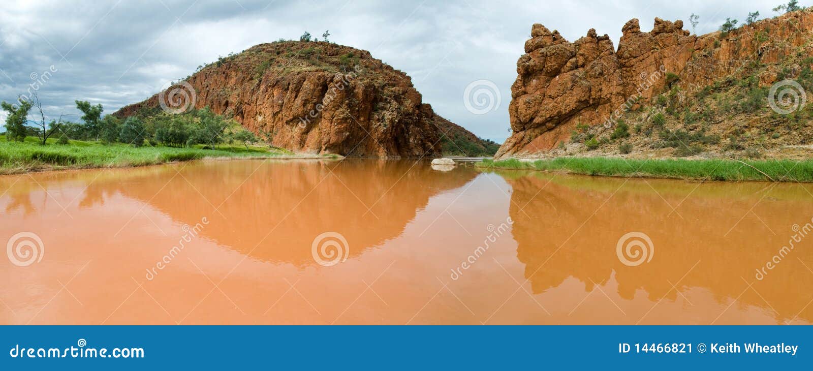 Muddy River after Rainfall, Australia Stock Image Image of river