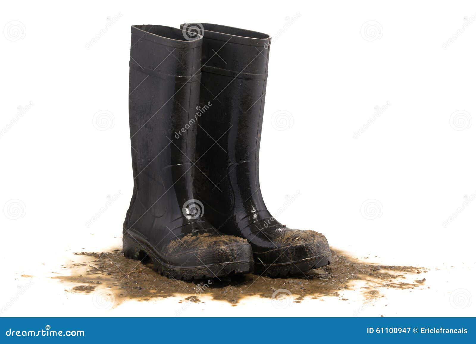 Muddy Rubber Boots Stock Photography 8798762