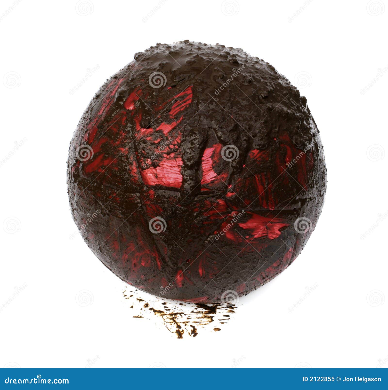 Muddy Swamp Soccer Ball Royalty Free Stock Photo Image 2122855