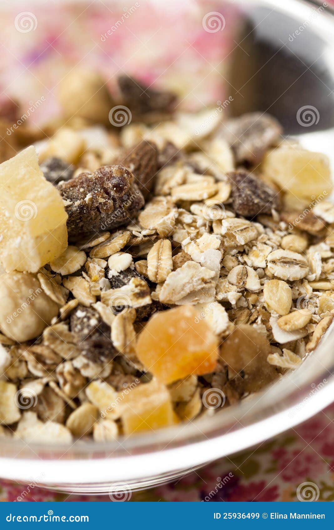 Muesli stock image. Image of brown, wheat, fiber, snack 25936499