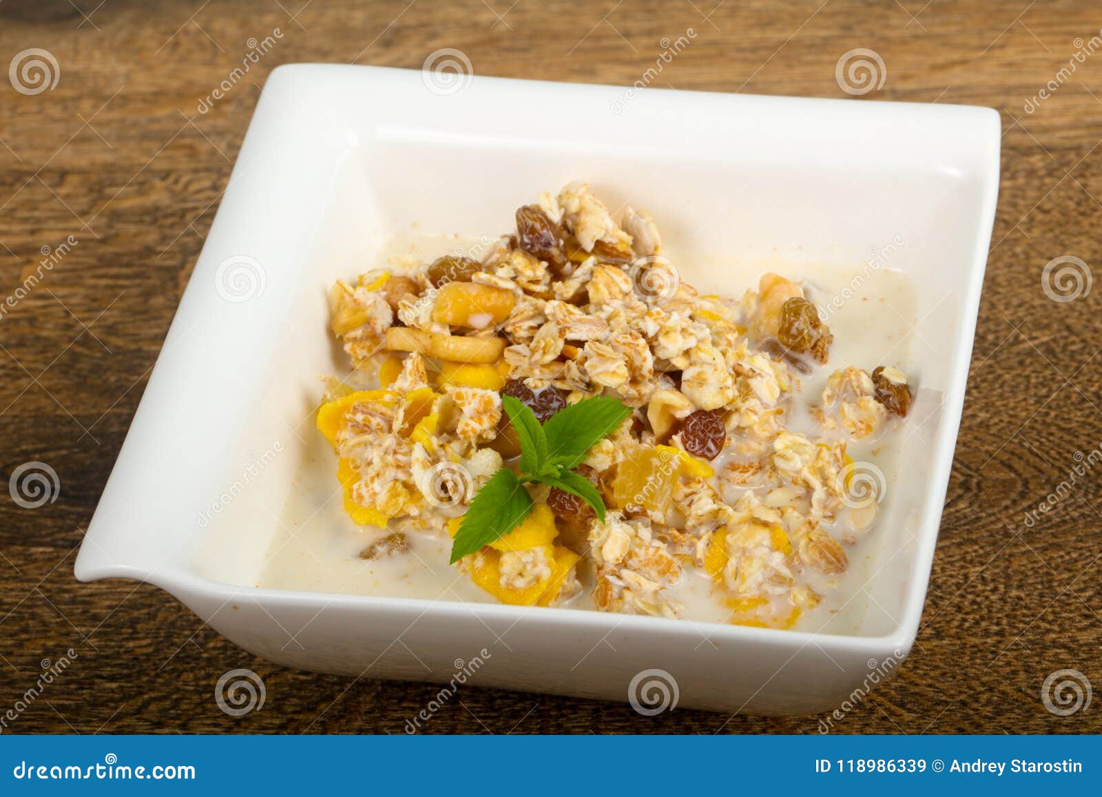 Muesli stock image. Image of bowl, dried, fiber, food 118986339