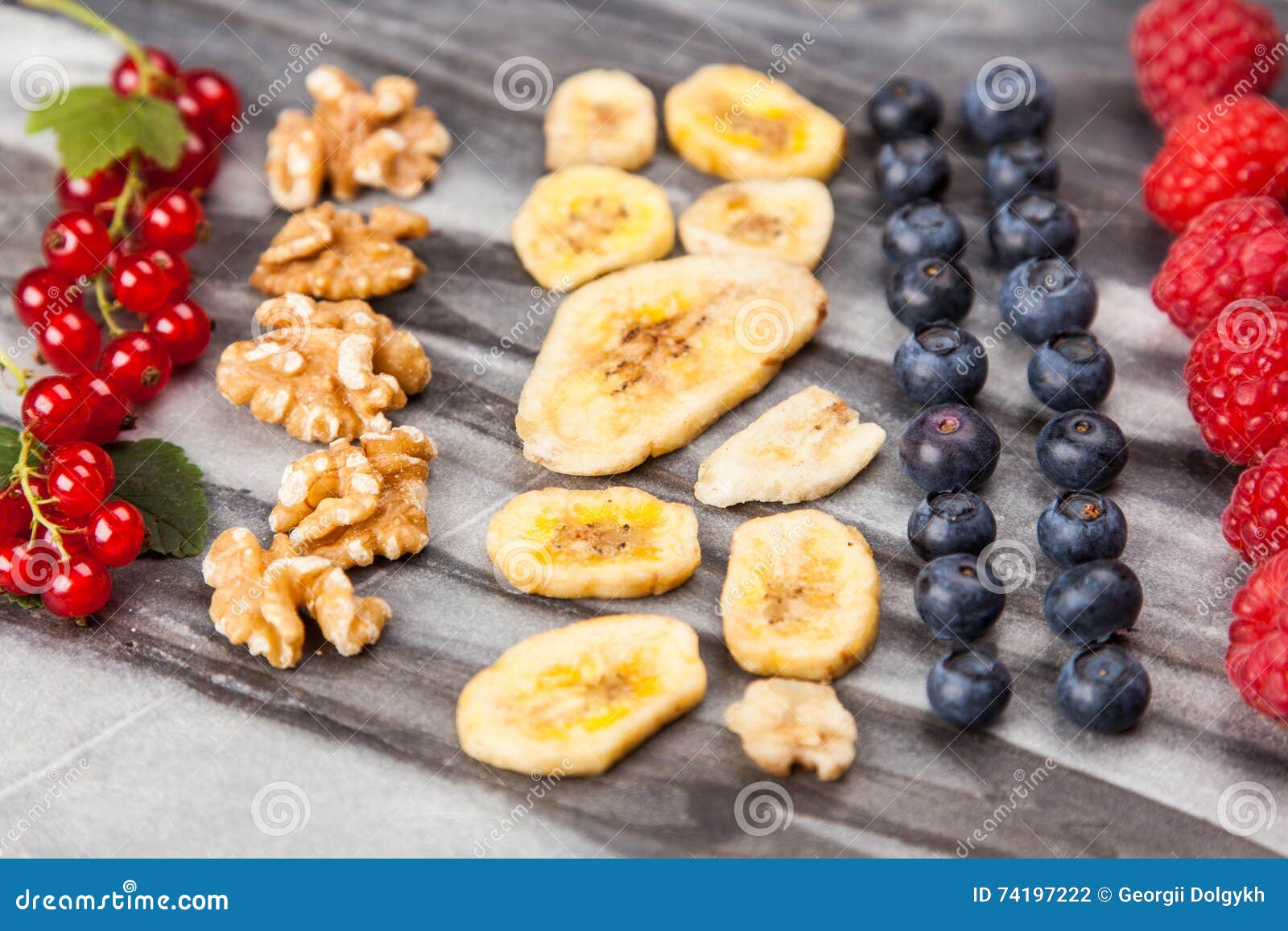 Muesli bar with berries stock photo. Image of dried, milk 74197222