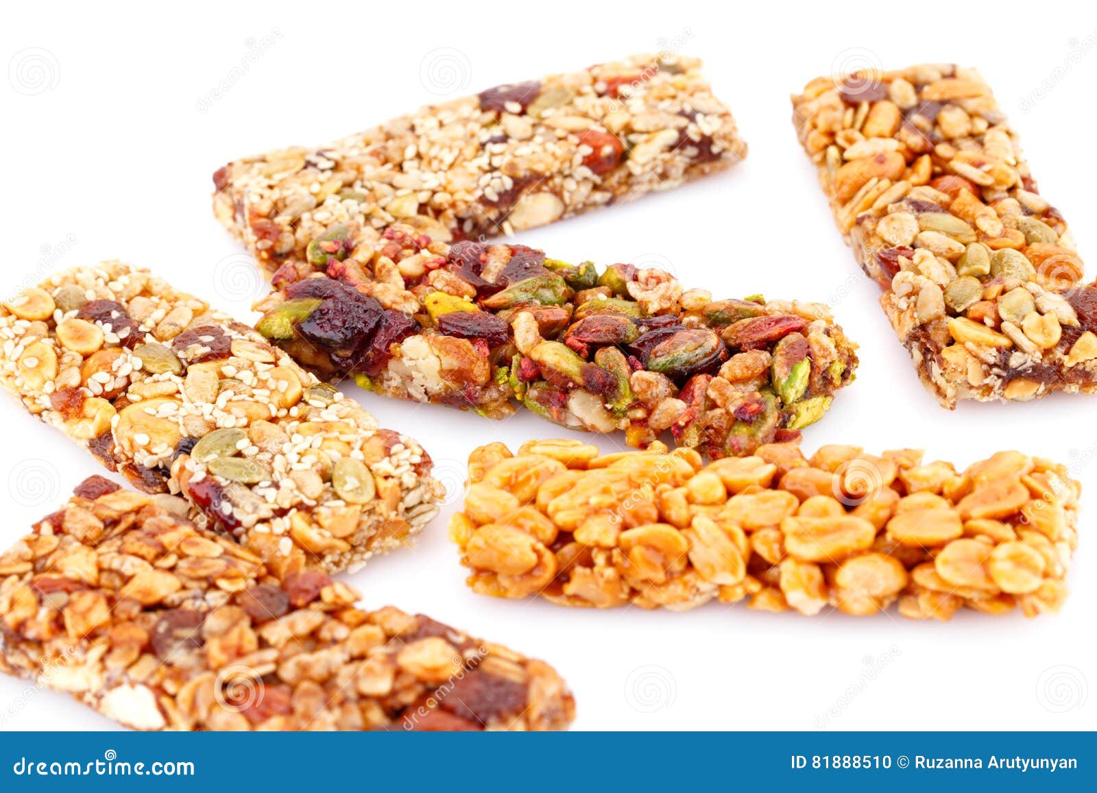 Download Muesli bars stock photo. Image of fruit, dessert, corn - 81888510