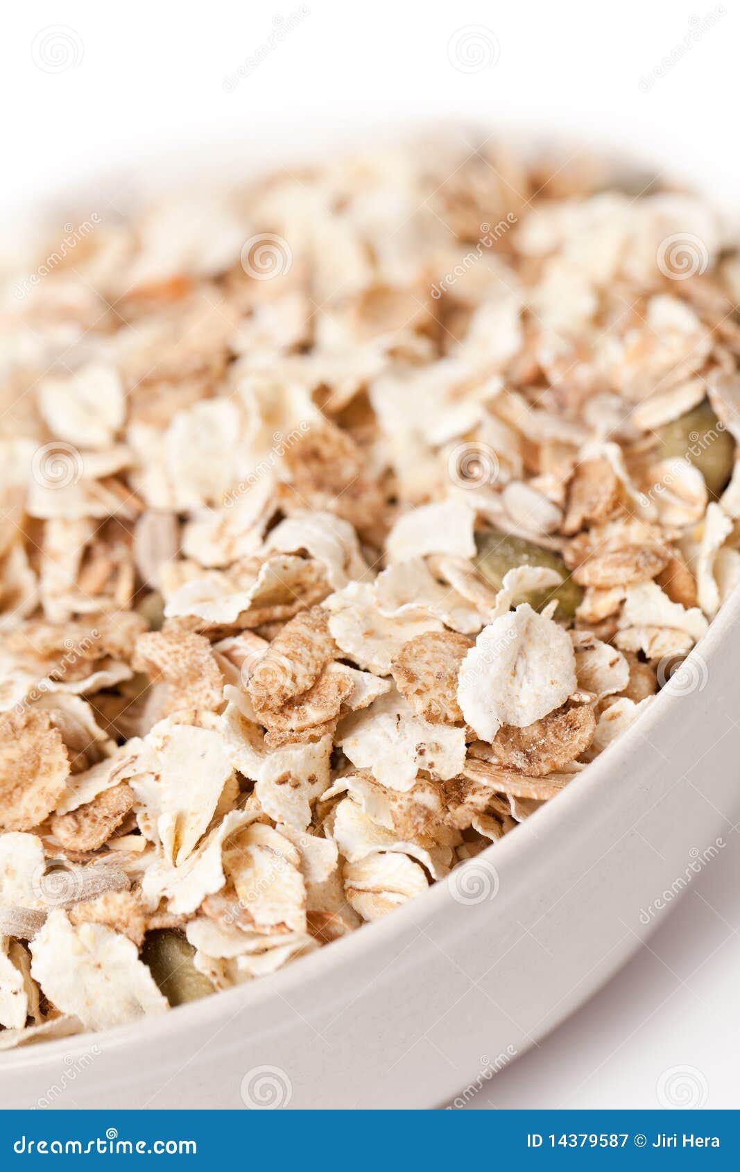 Muesli in bowl stock image. Image of cereal, dieting 14379587