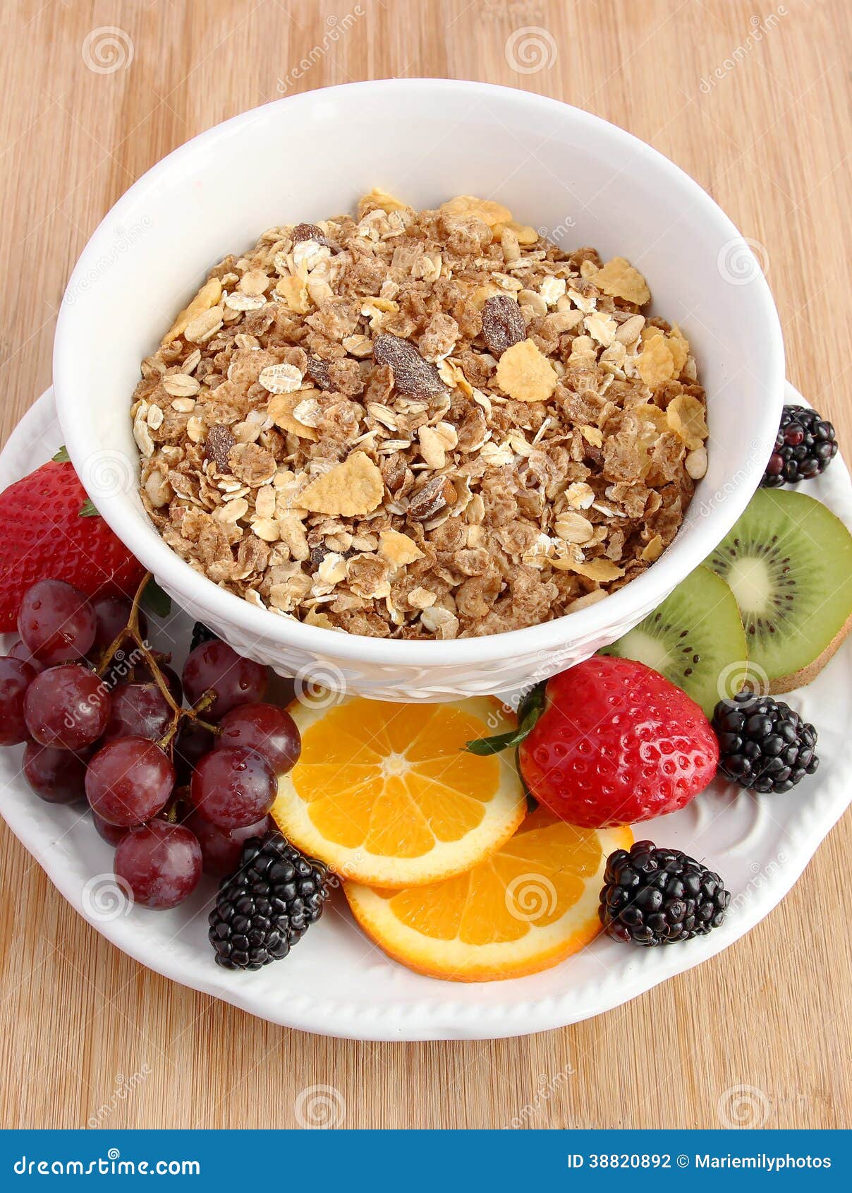 Muesli cereal with fruit stock photo. Image of breakfast 38820892