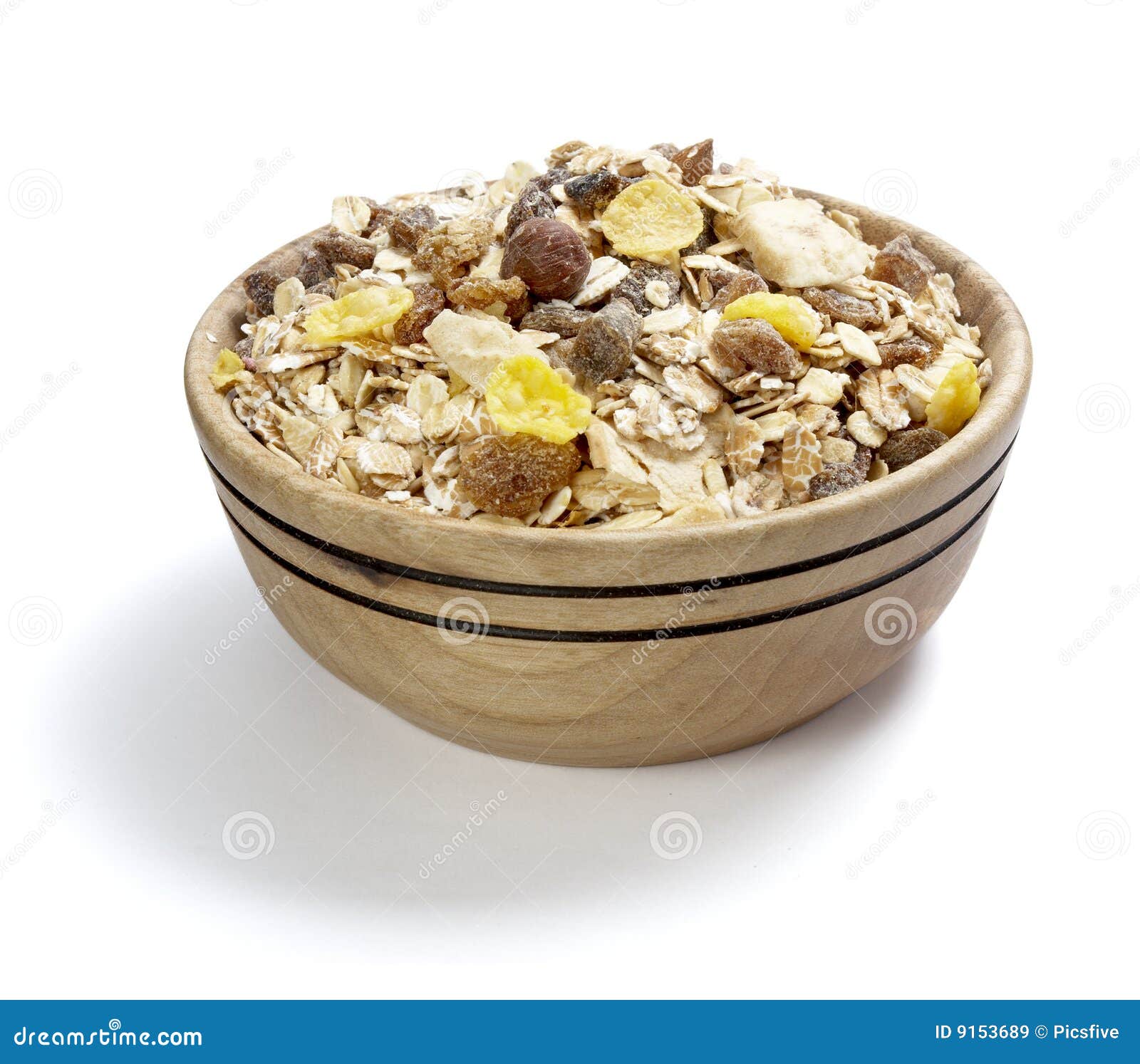 Muesli dish stock image. Image of close, eating, fiber 9153689
