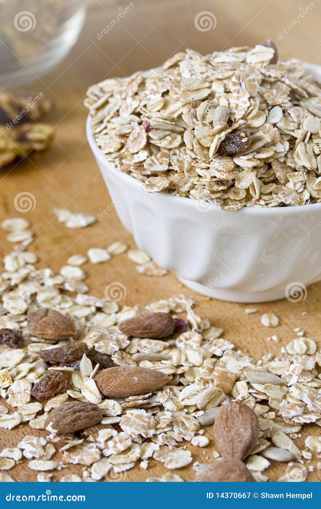 Muesli with nuts stock image. Image of corn, fresh, grain 14370667