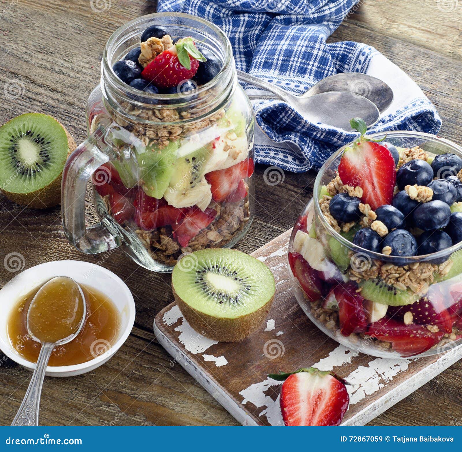 Muesli Und Beeren Zum Fruhstuck Der Gesunden Diat Stockbild Bild Von Beeren Fruhstuck