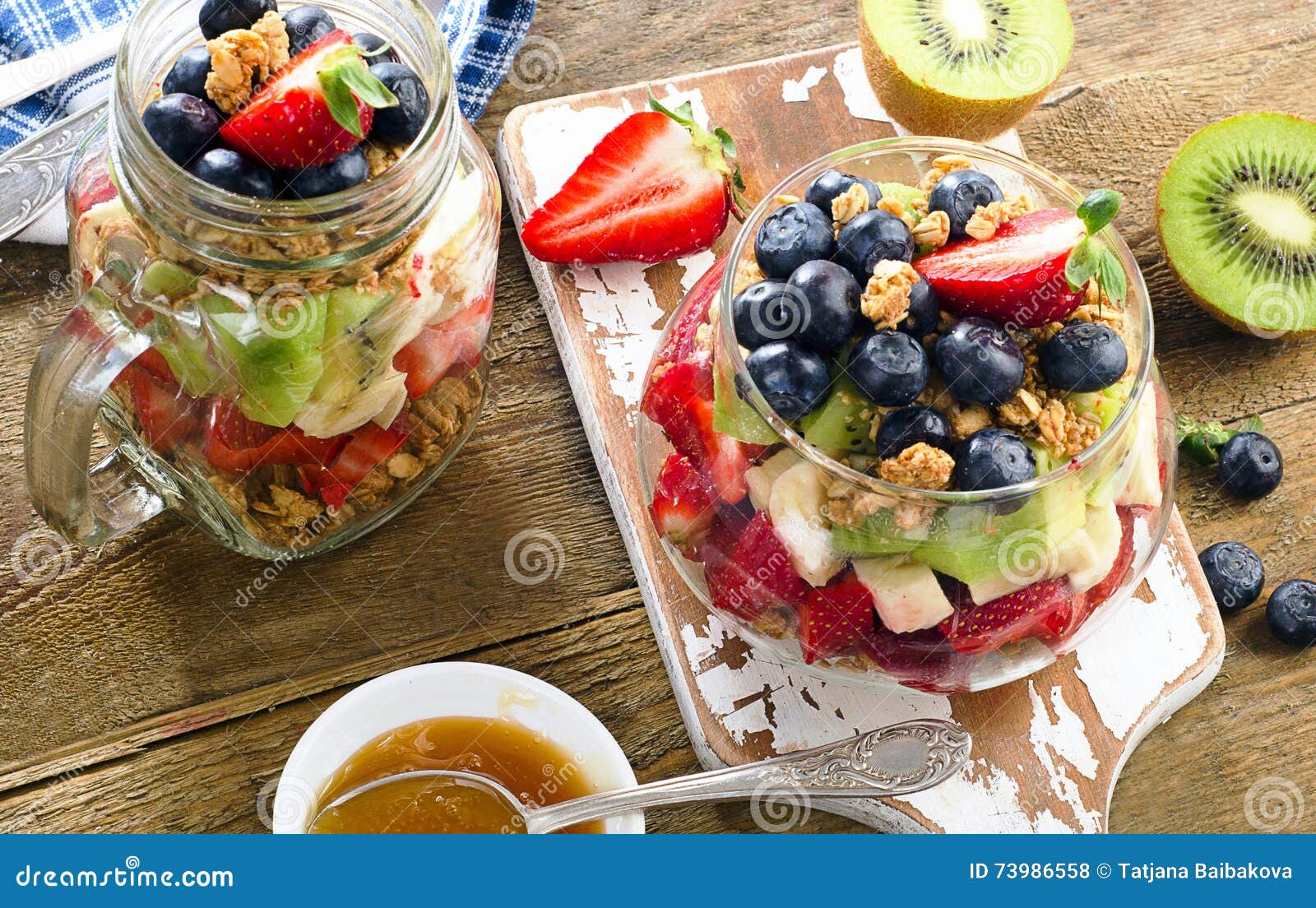 Muesli Und Beeren Zum Fruhstuck Der Gesunden Diat Stockfoto Bild Von Beeren Fruhstuck