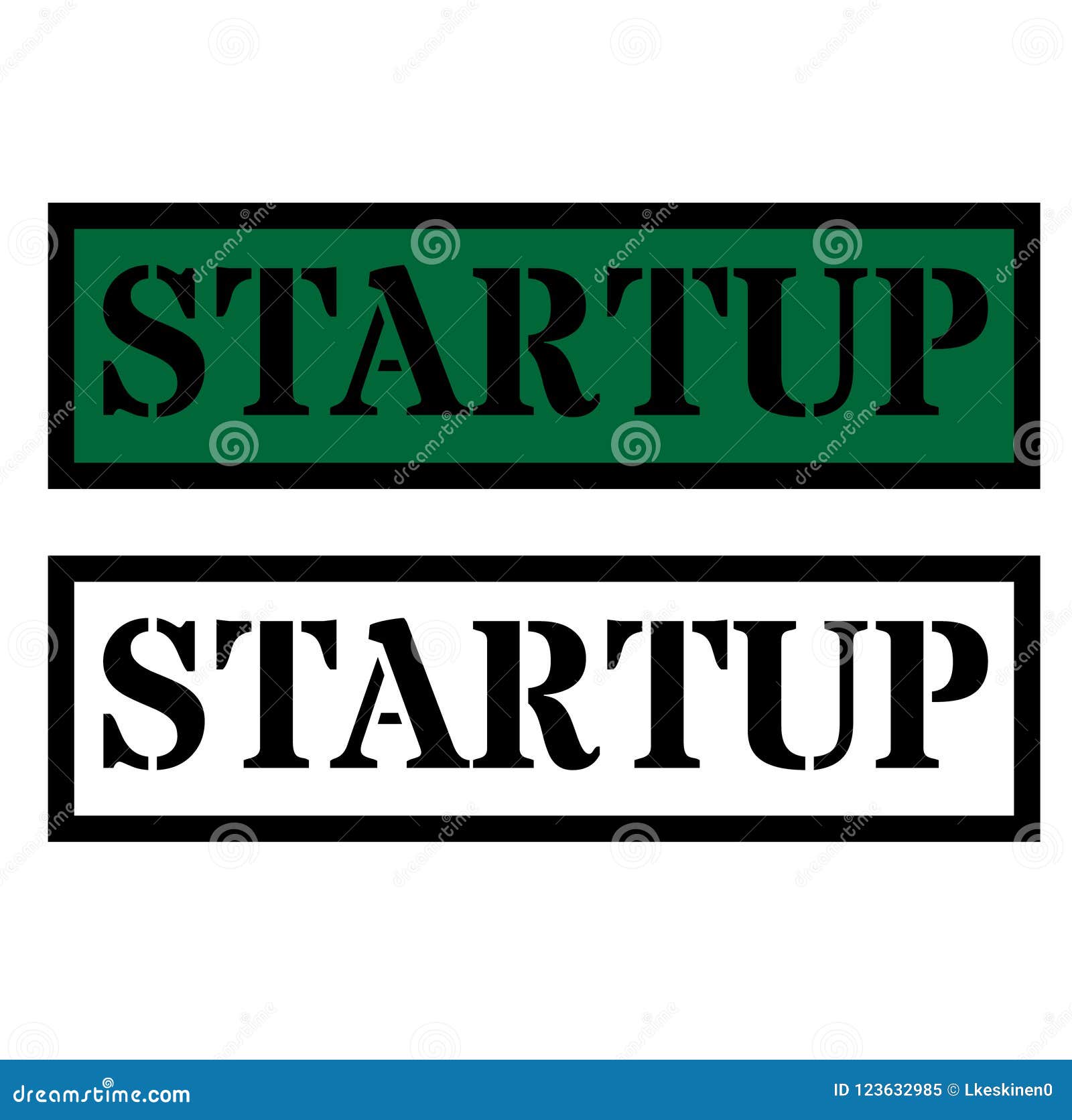 Muestra De Lanzamiento En Blanco Ilustración del Vector Ilustración