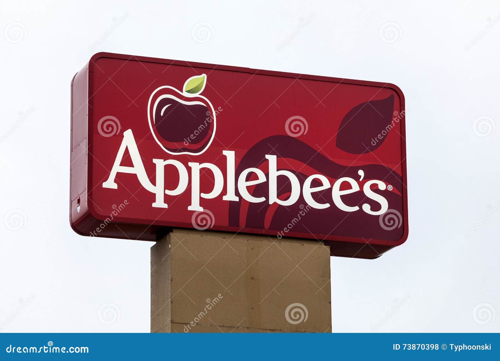 Muestra Del Restaurante De Applebees Foto de archivo editorial Imagen