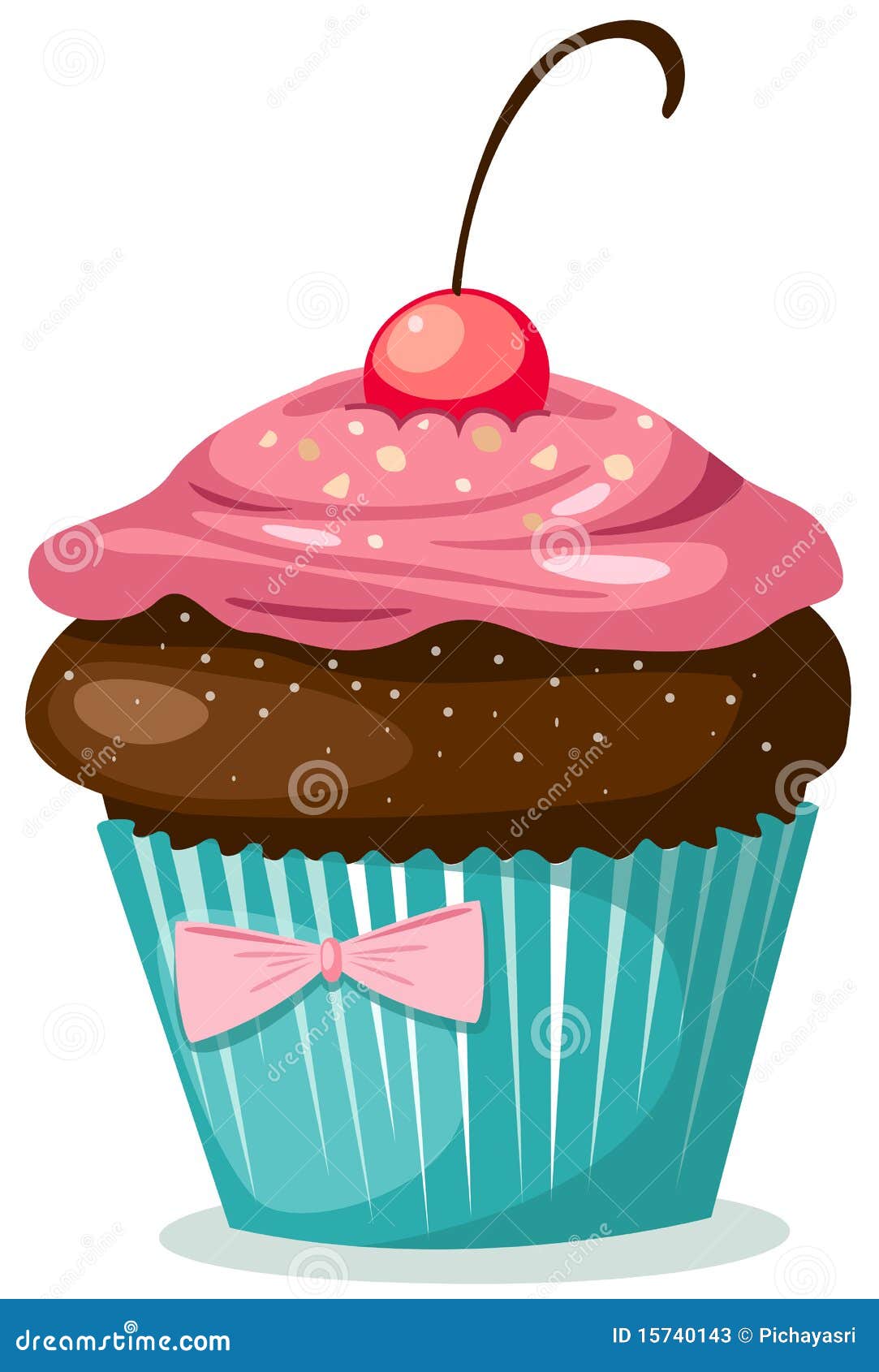 Muffin vektor illustrationer. Illustration av vektor 15740143