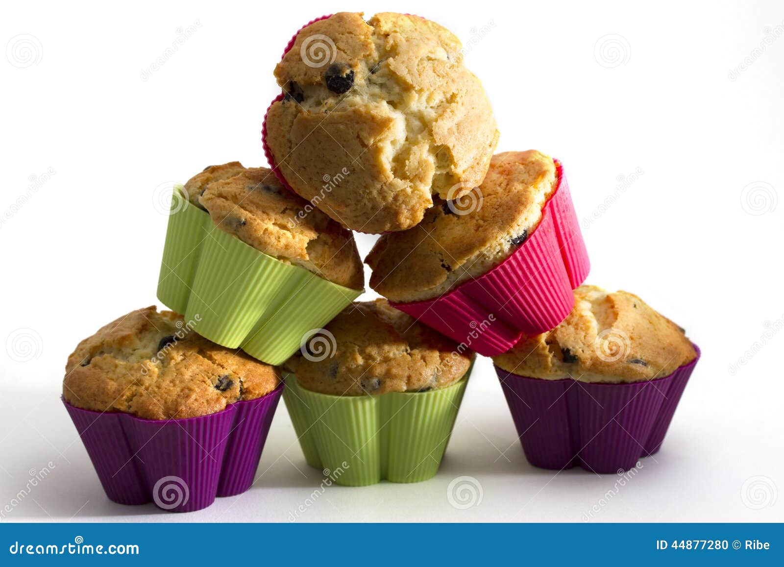 Muffins stock photo. Image of bran, confectionery, cupcake 44877280