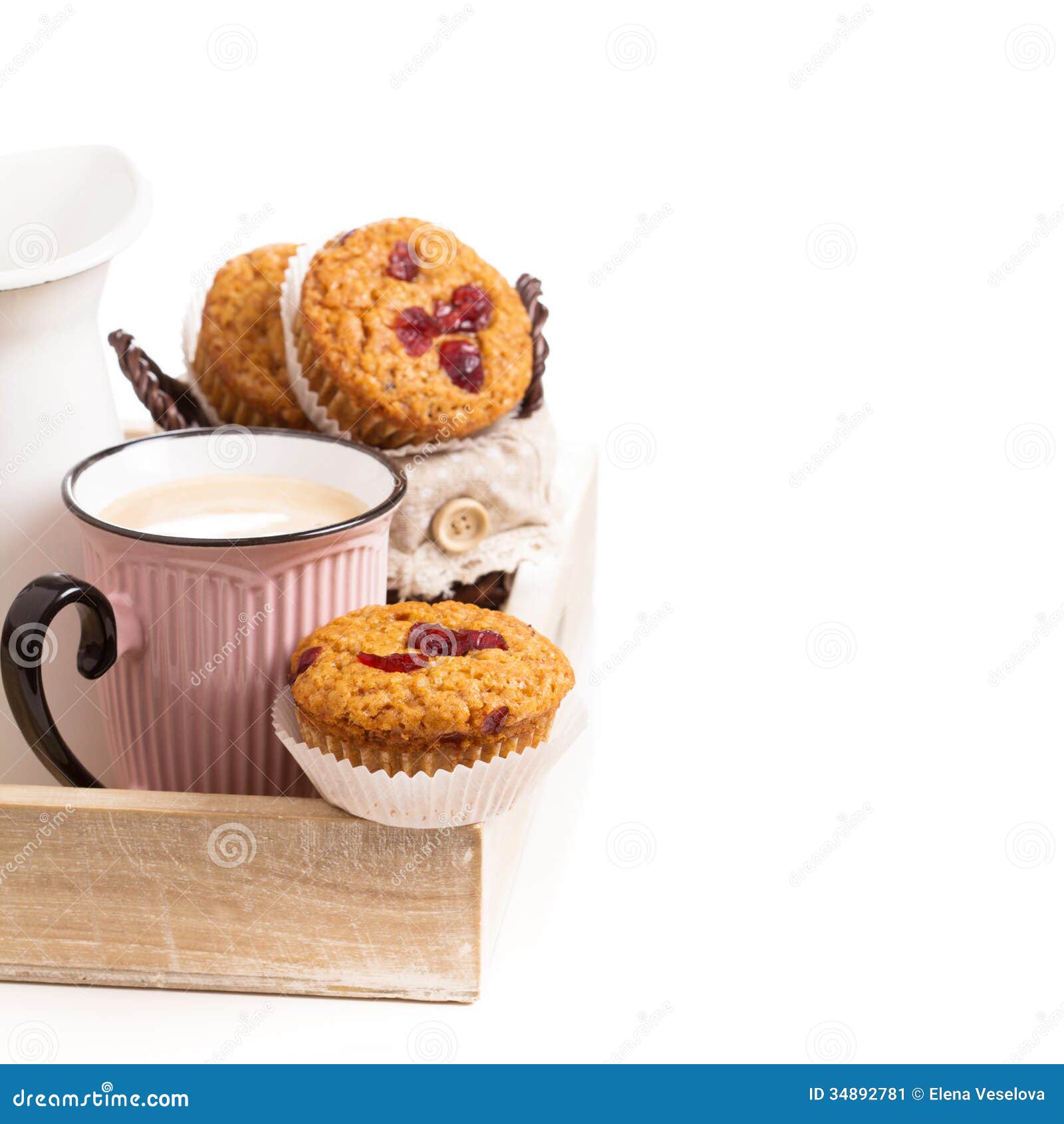 Muffins with Coffee for Breakfast Stock Image Image of homemade