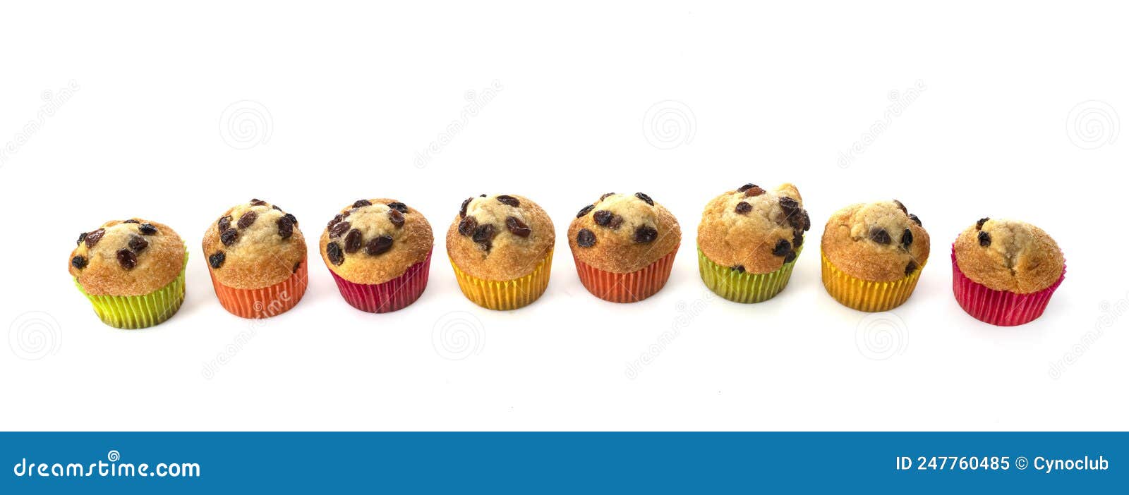 Muffins in studio stock image. Image of muffin, background 247760485