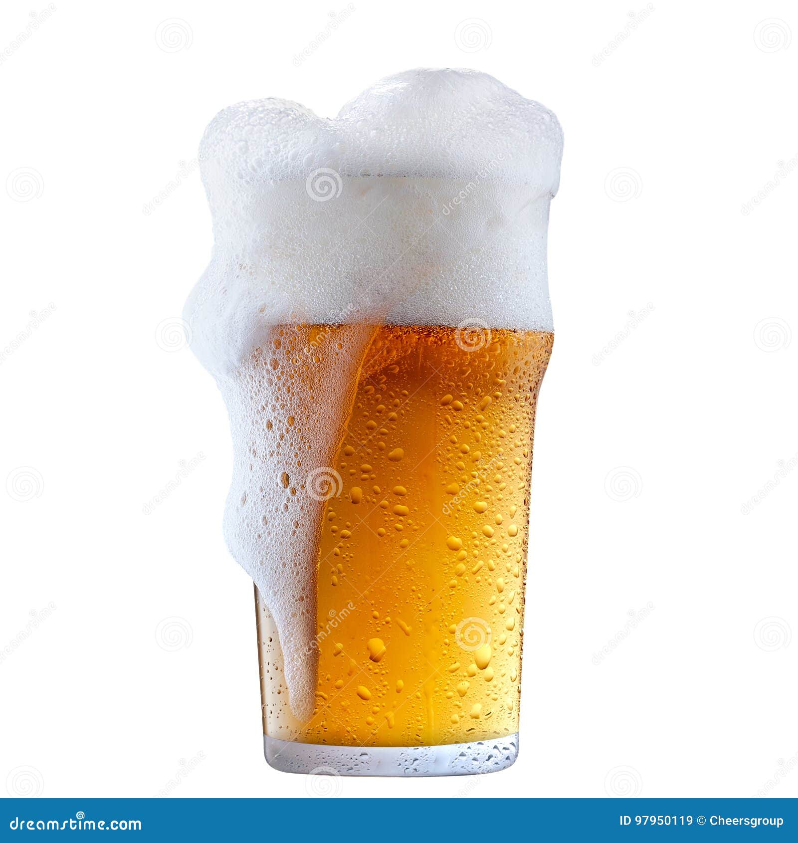 Mug of Frosty Beer with Foam Stock Image Image of cold, cheer 97950119