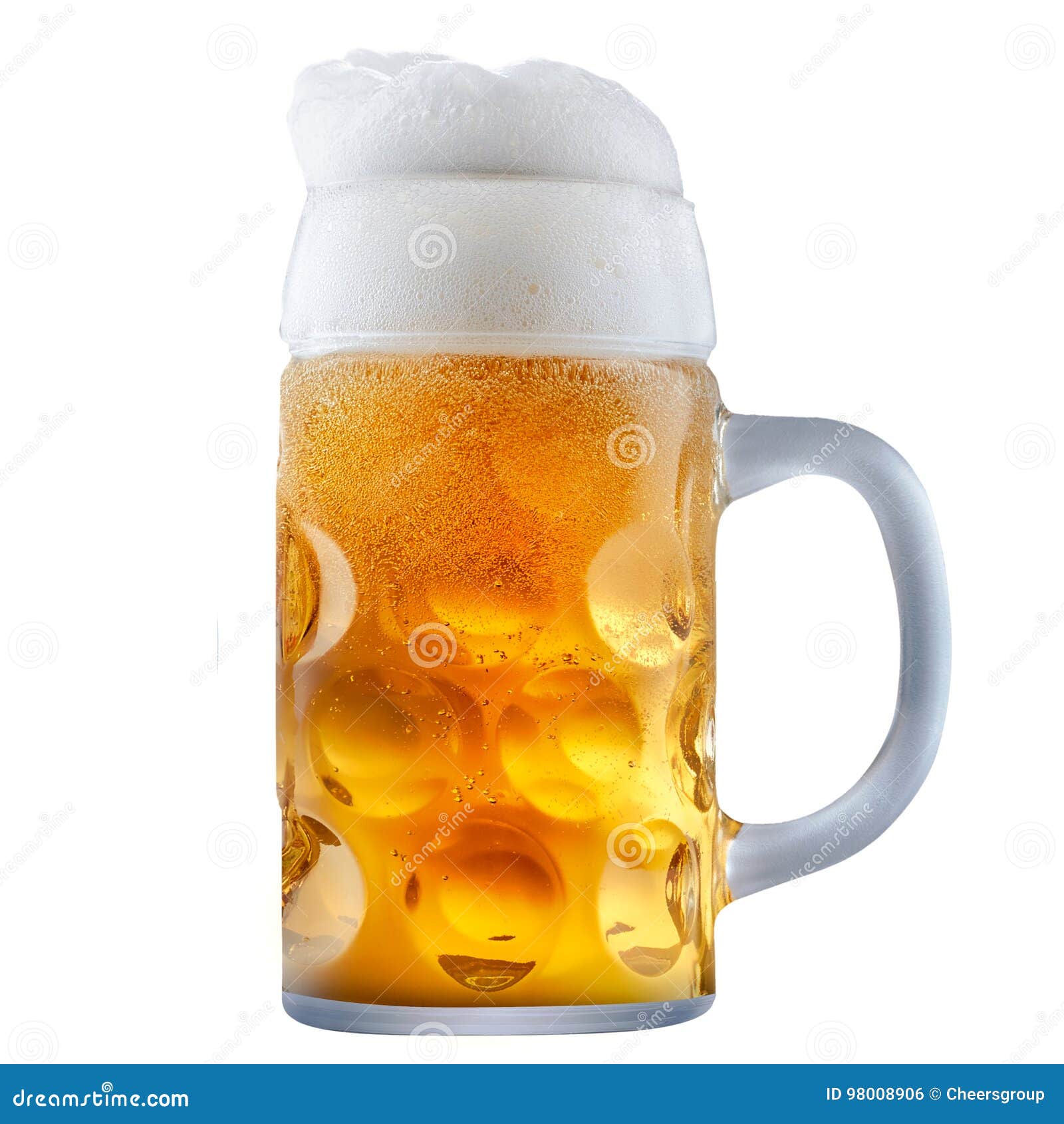 Mug of Frosty Beer with Foam Stock Photo Image of cider, flowing
