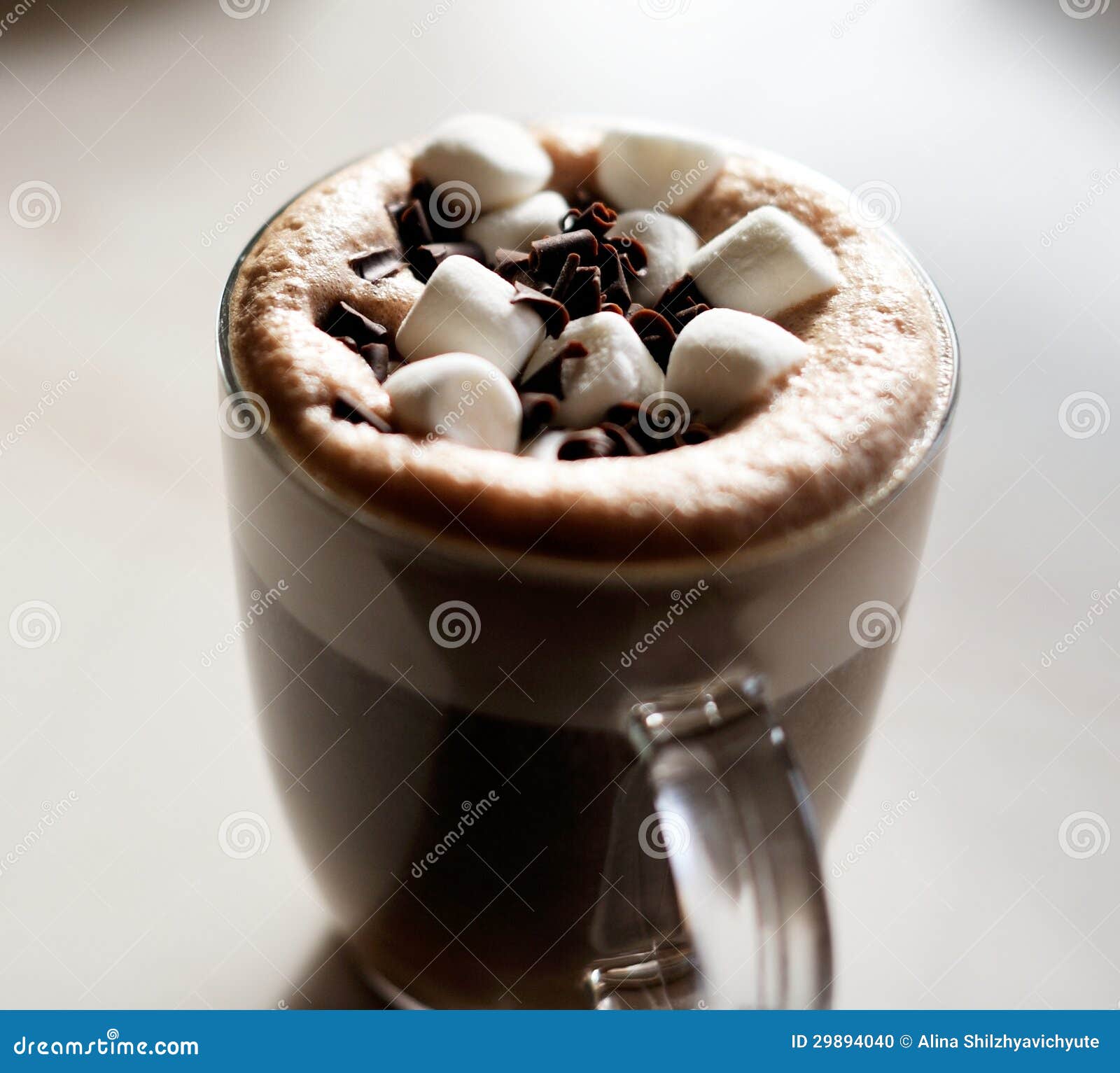 Hot Chocolate with Marshmallows Stock Photo Image of delicious