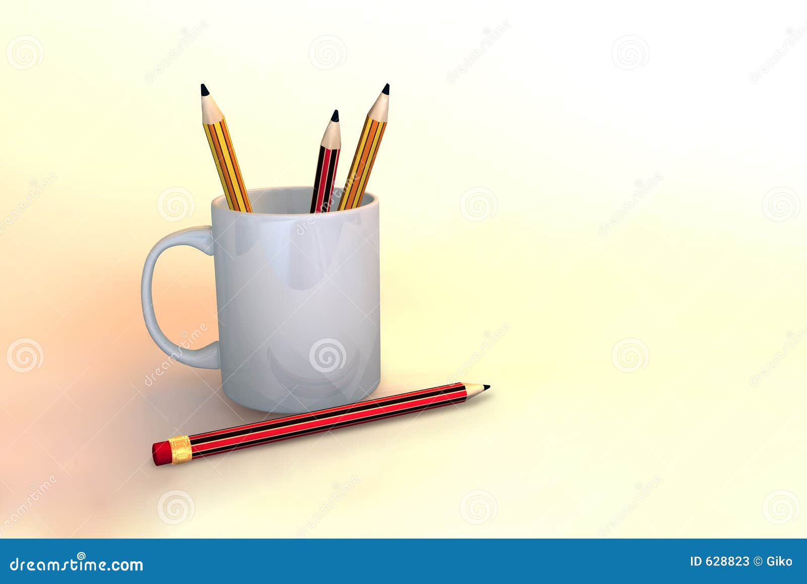 Pencils Inside Cup Icon Image Cartoon Vector 86993355