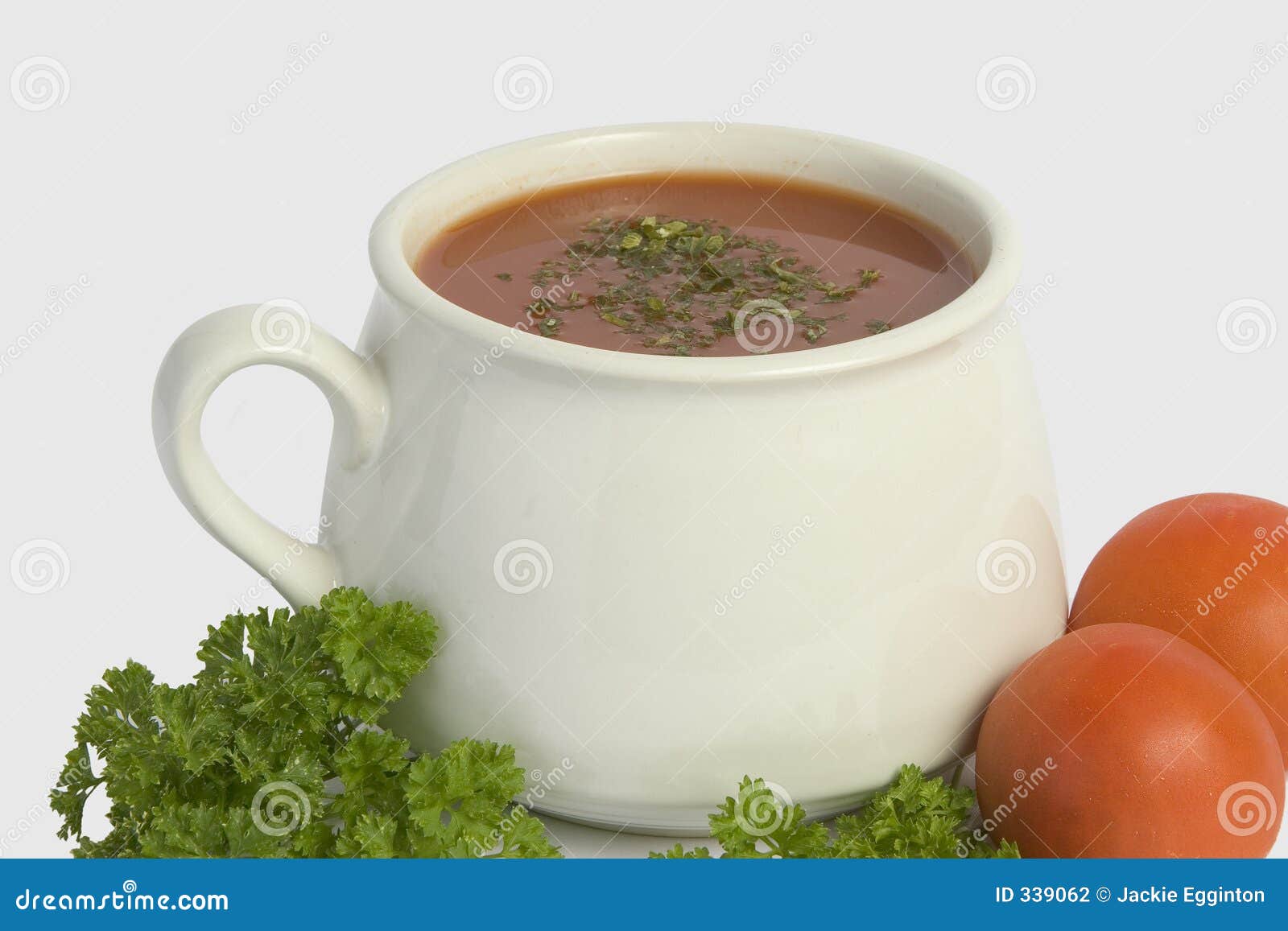 Mug of soup stock photo. Image of food, warm, cold, parsley 339062