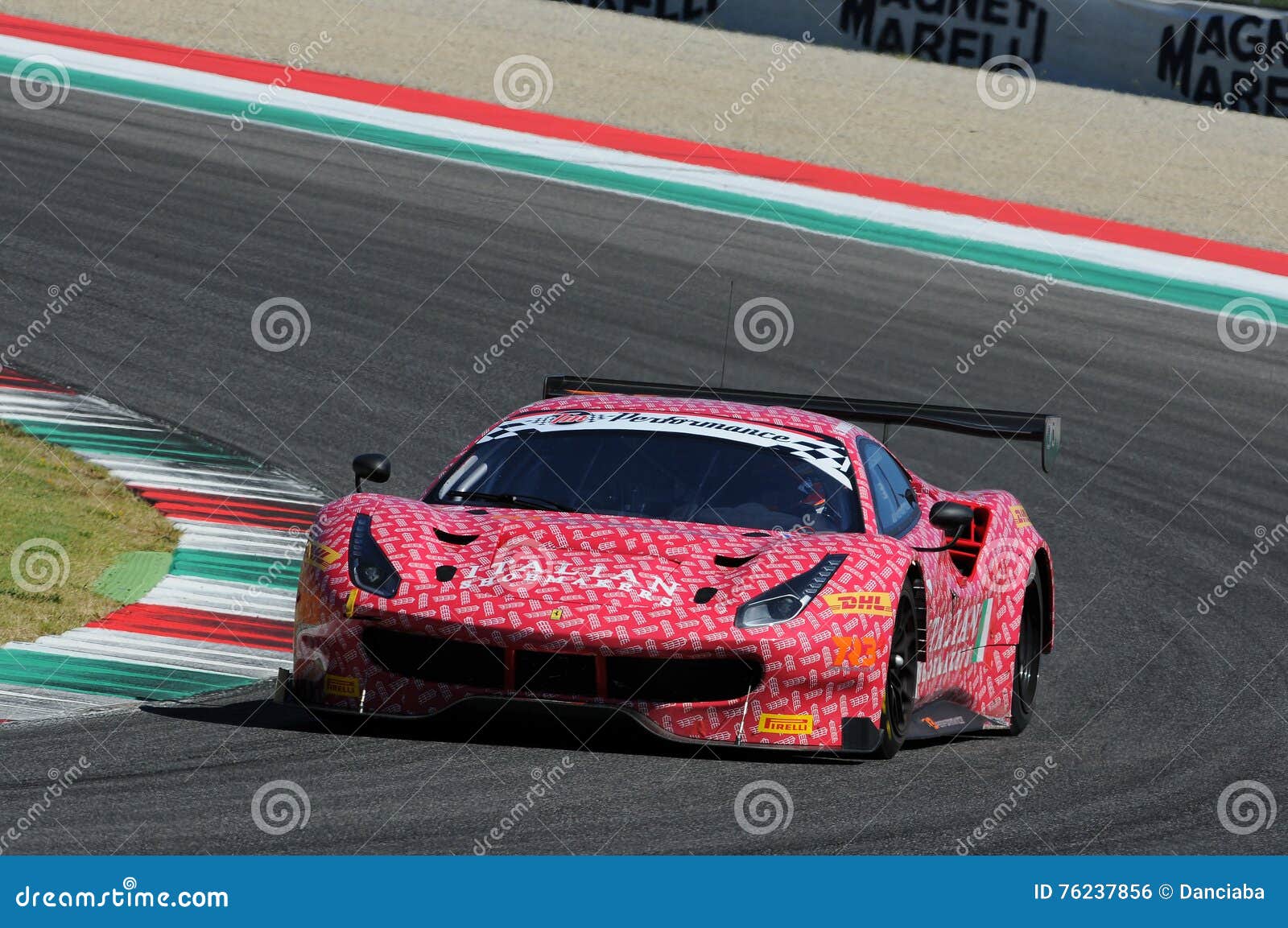 Mugello Circuit Italy July 17 2016 Ferrari 488 Gt3 Of