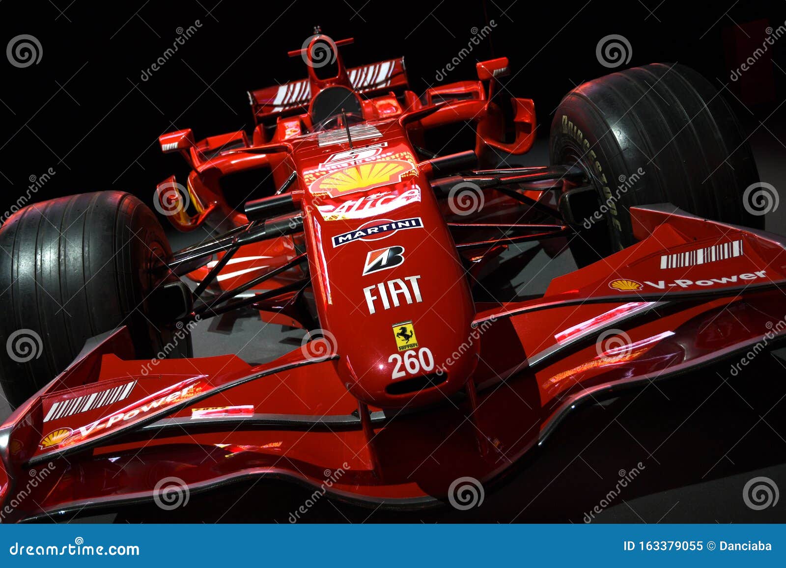 Mugello Circuit, 25 October 2019: Ferrari F1 Model F2007 Year 2007 World Champion Kimi Raikkonen Display Editorial Image - of formula, mugello: 163379055