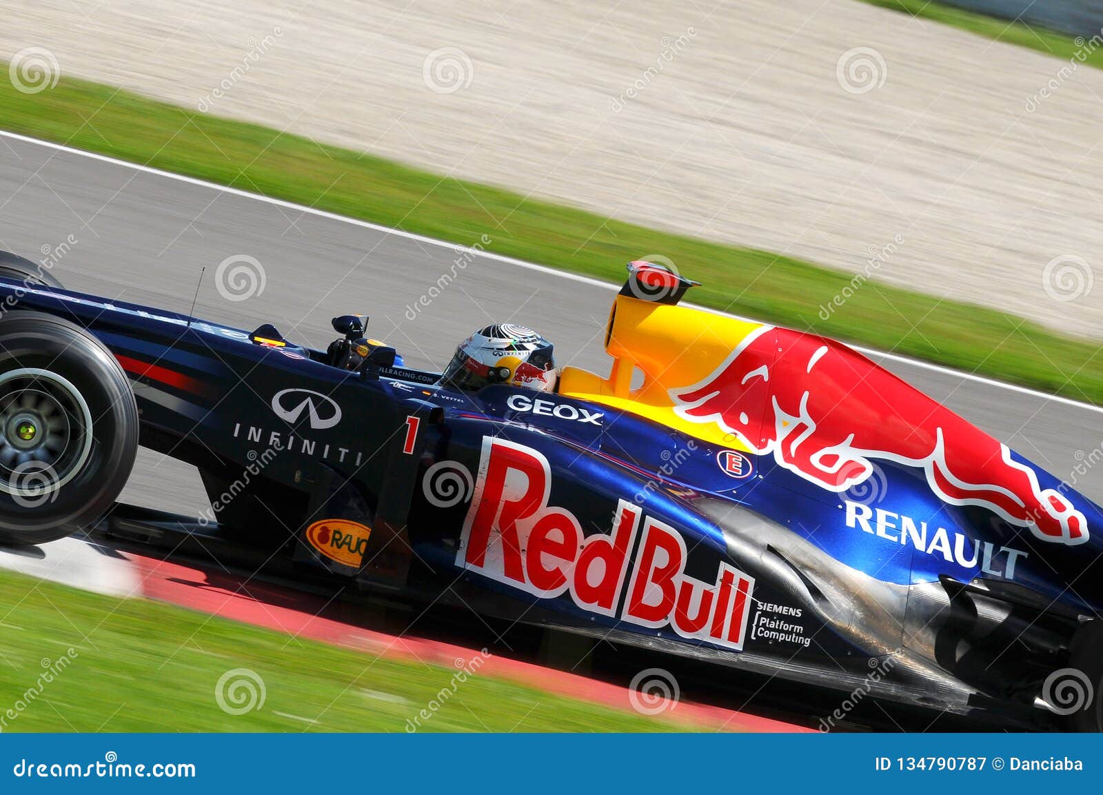 MUGELLO, ITALY 2012: Sebastian Vettel Of Red Bull Racing ...