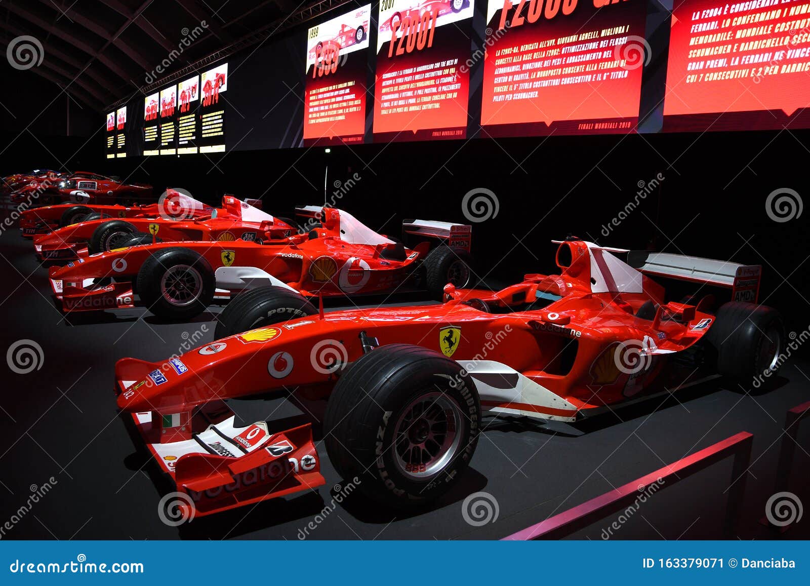 MUGELLO, IT, 24 October 2019: Detail Of Modern Era Ferrari F1 Ex Michael Schumacher On Display At Mugello Circuit In Italy Editorial Photo - Image of historic, circuit: 163379071