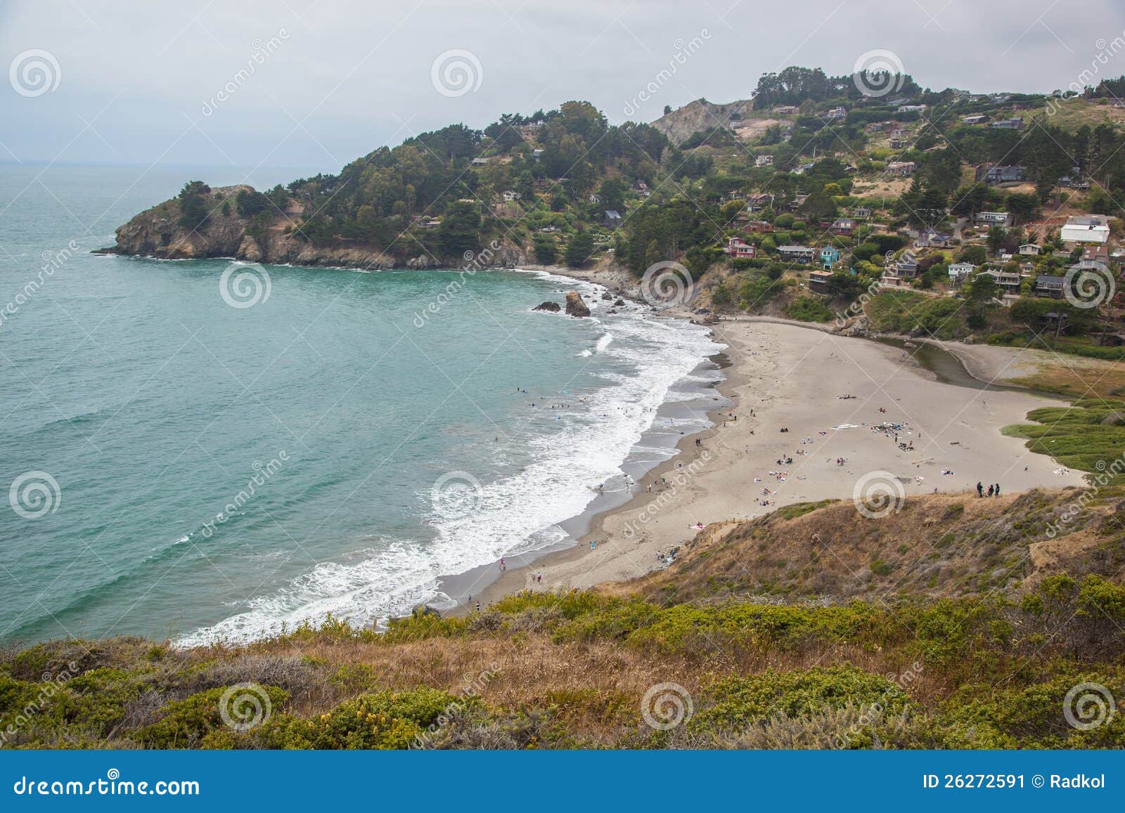 Muir Beach stock image. Image of relax, hiking, town 26272591