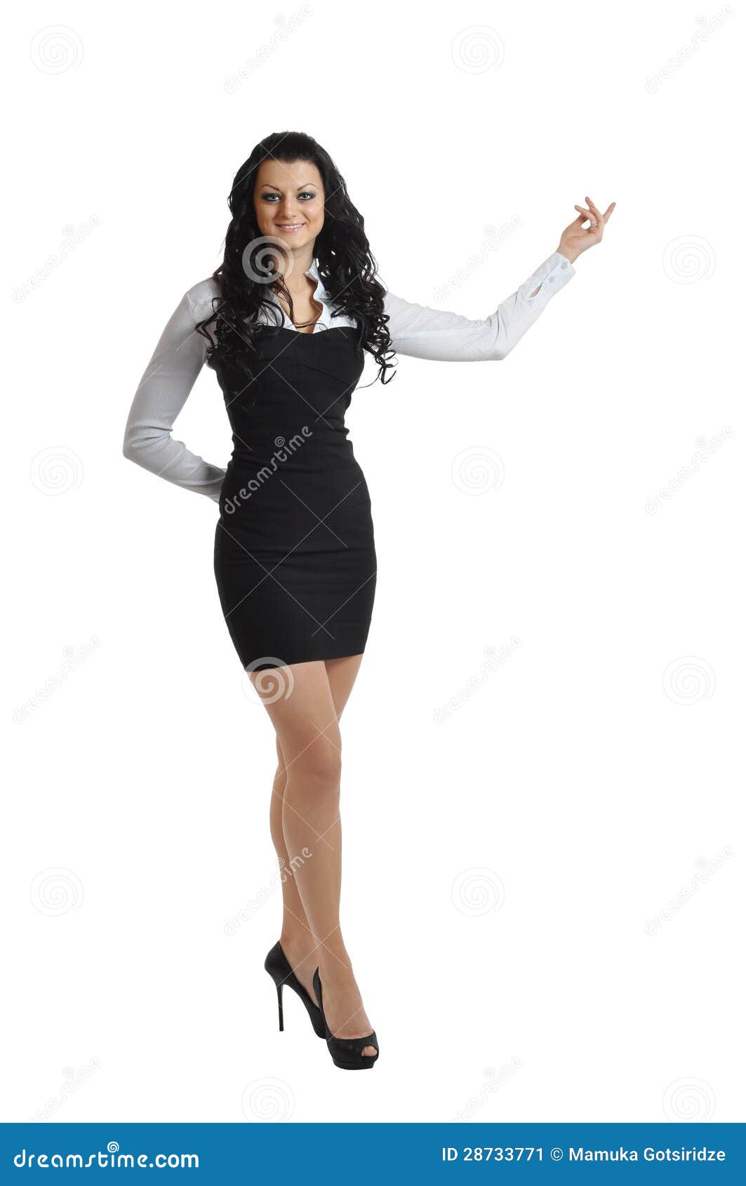 Mujer alta hermosa imagen de archivo. Imagen de estudio 28733771