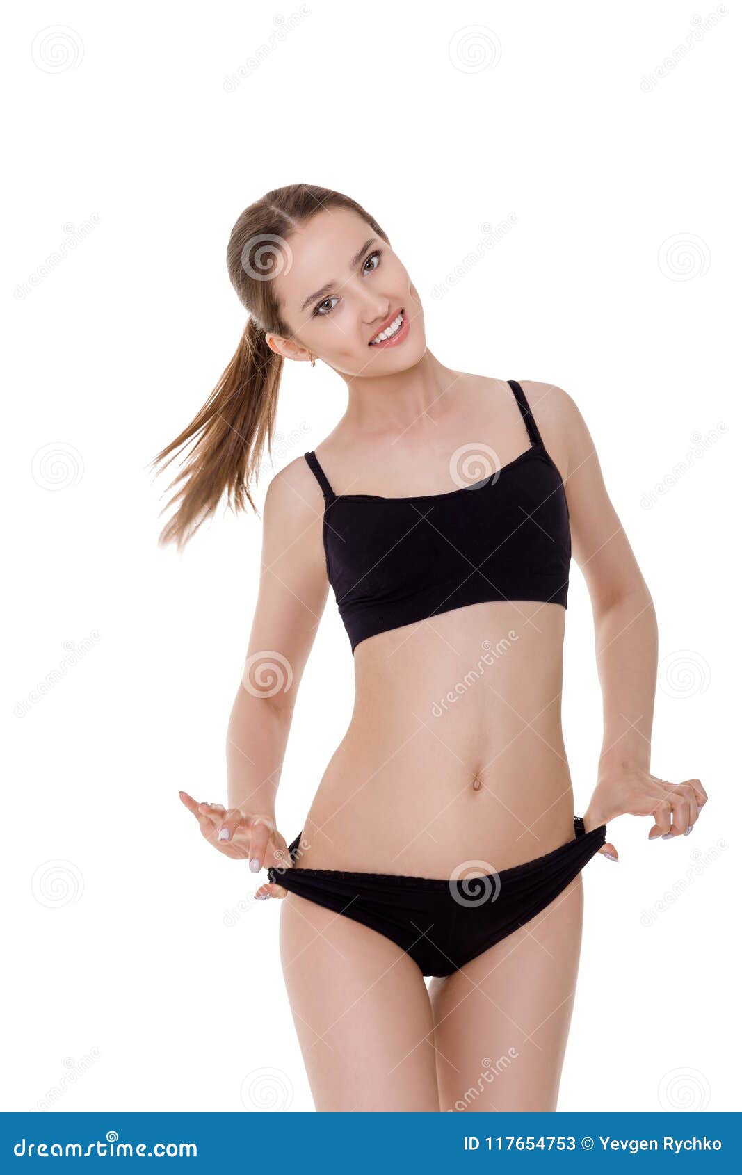 Mujer con ropa deportiva corporal, traje: ilustración de stock 1988746940