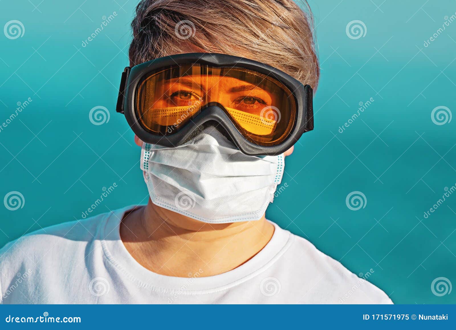 Gafas protectoras para y mujeres con máscarasmujer 
