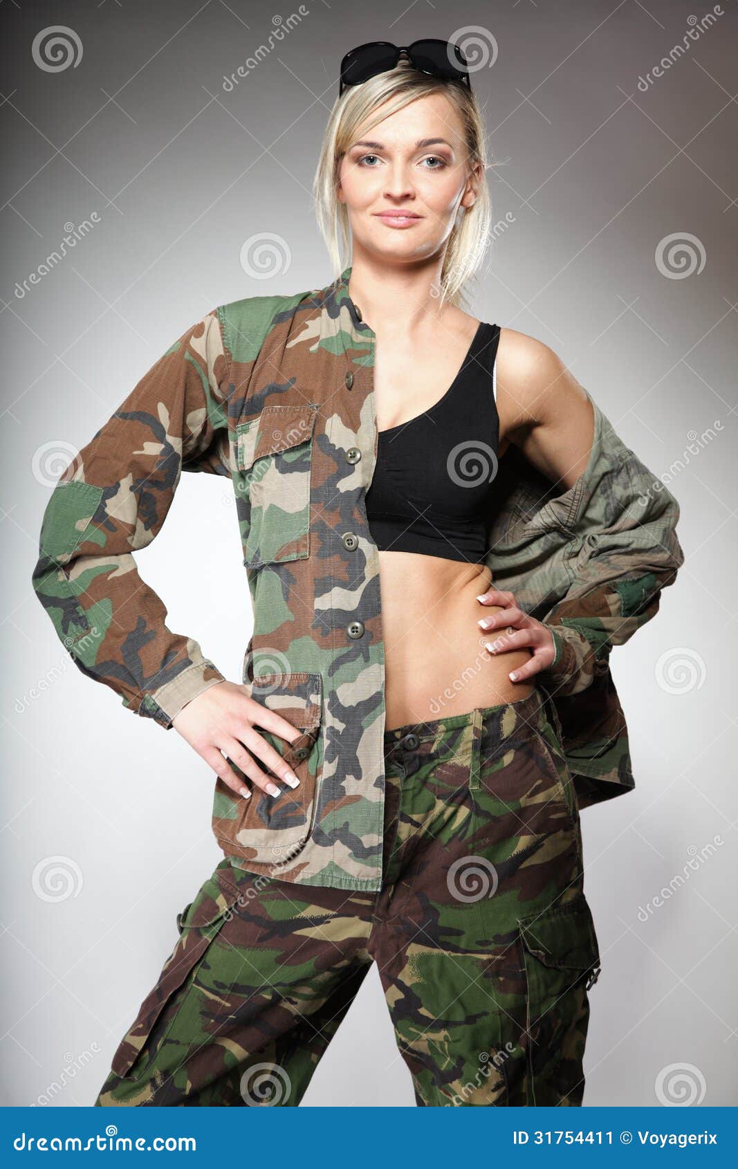 Camuflaje Vestimenta Militar Mujer Disfraz Para Mujer, Cutie Traje