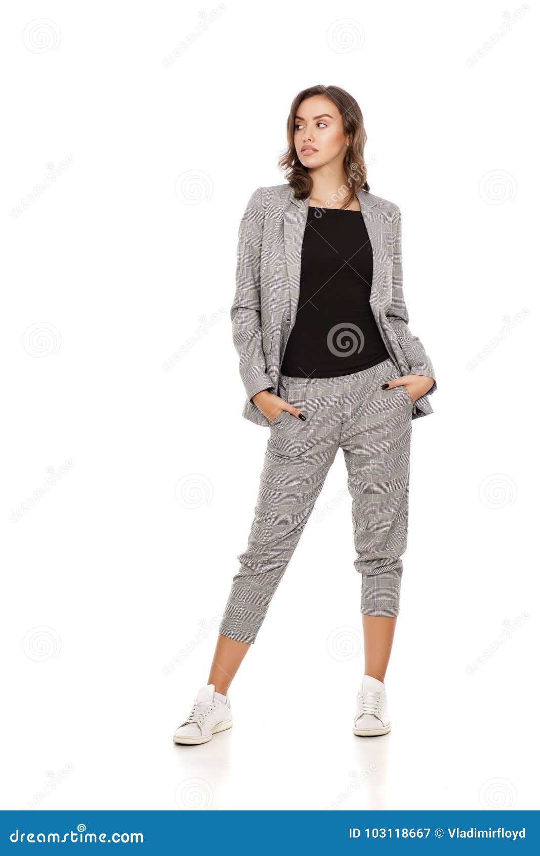 Mujer en traje casual imagen de archivo. de corporativo - 103118667