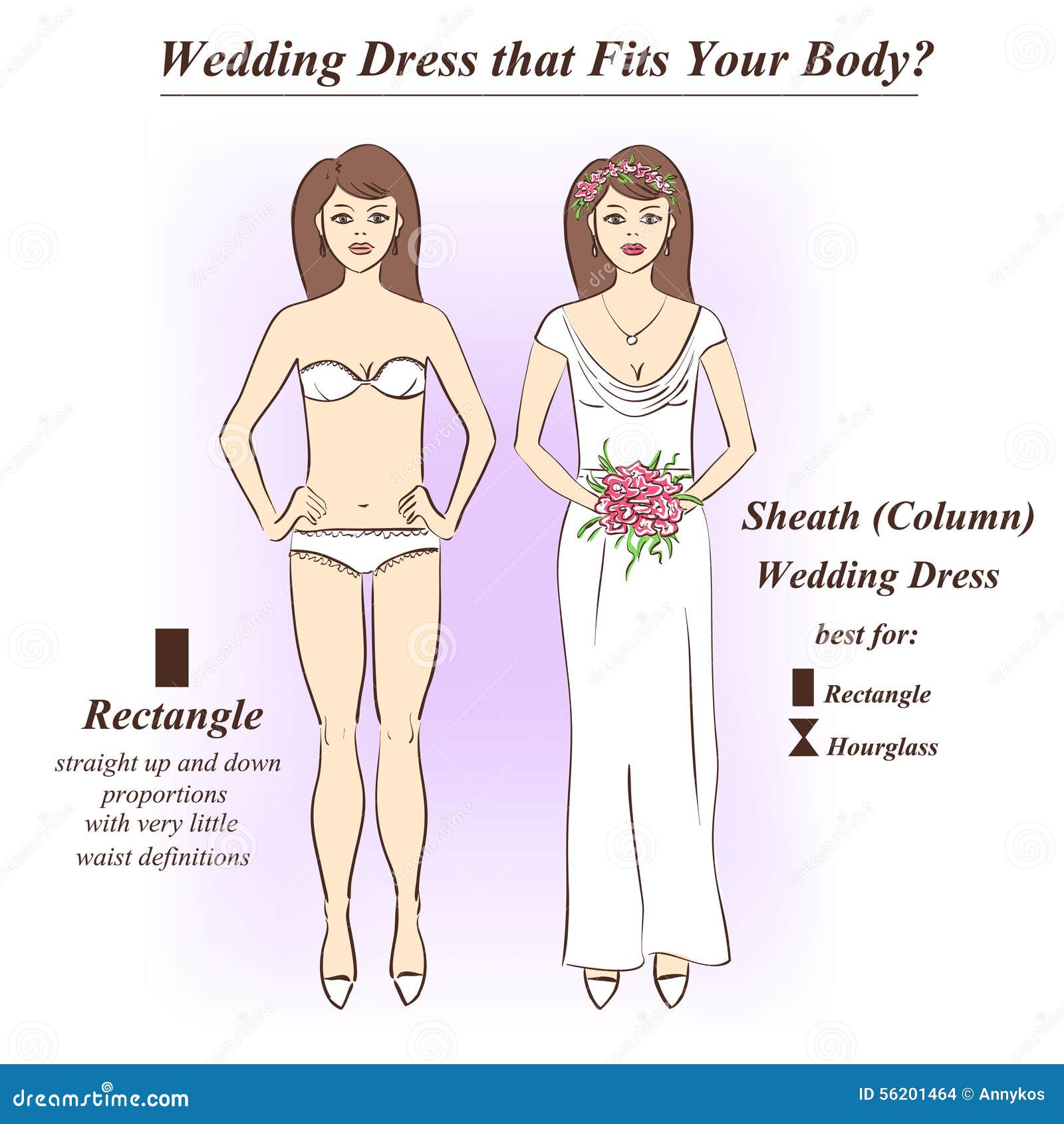 Mujer En Vestido De La Ropa Interior Y De Boda De La Envoltura Ilustración del Vector - Ilustración de boda, mujer: 56201464